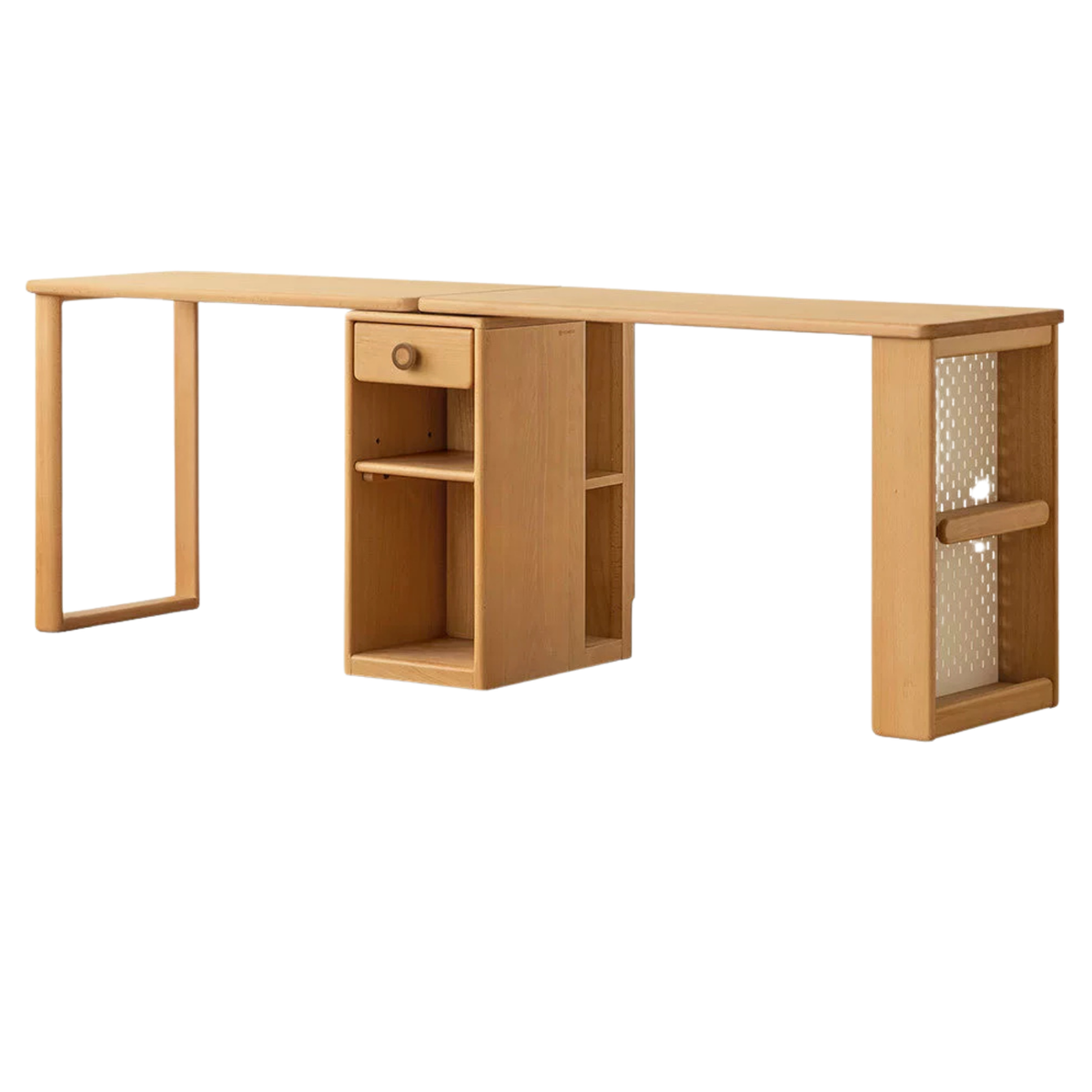 Beech Solid Wood Telescopic Student Writing Desk