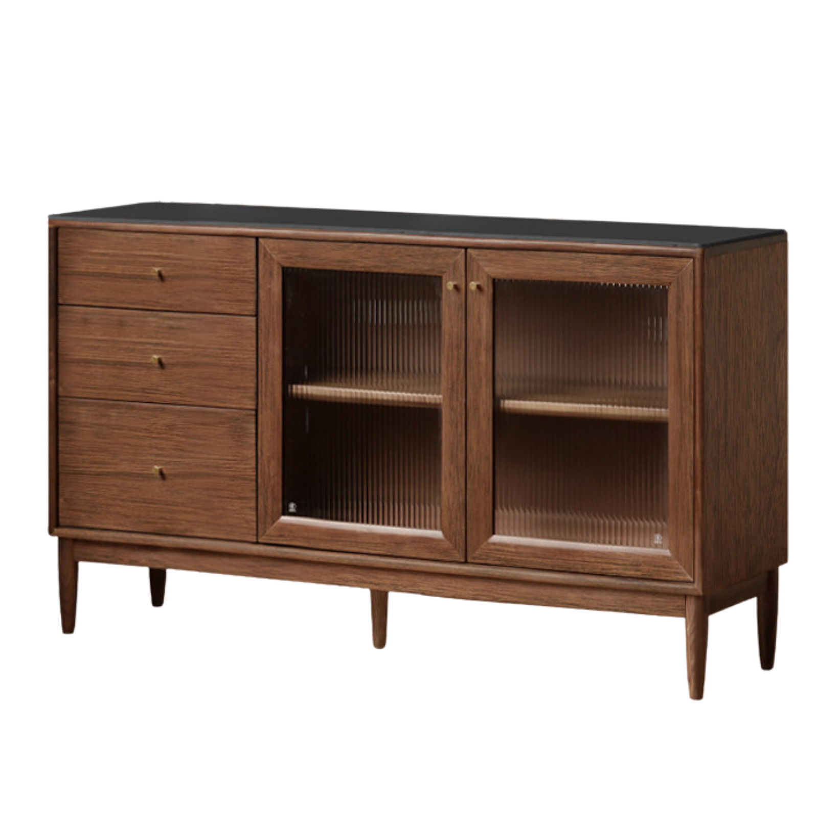 Black Walnut , South American Walnut, Catalpa Solid Wood Sideboard, Buffet Cabinet
