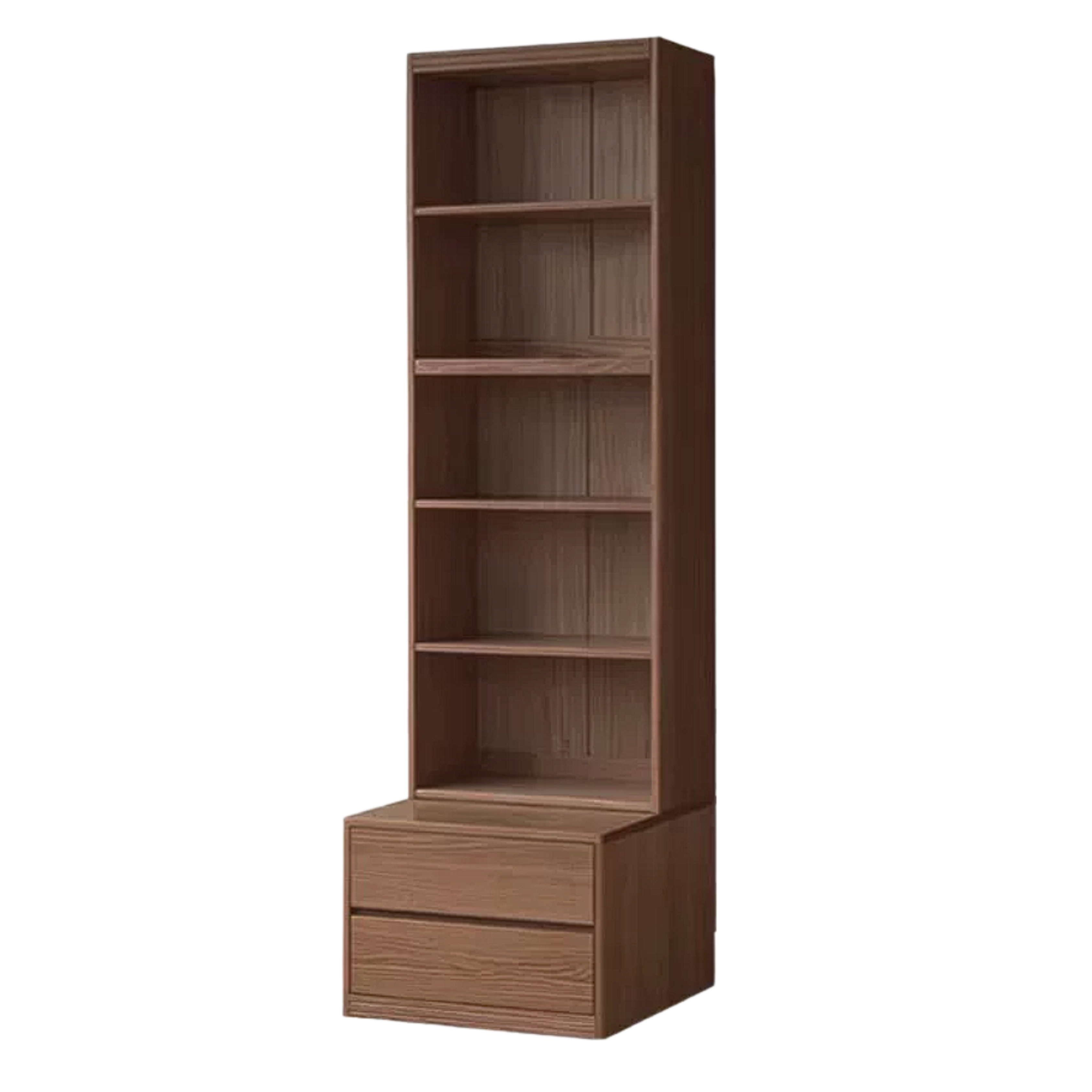 Sandalwood, Oak, Ash Solid Wood Combination Bookcase