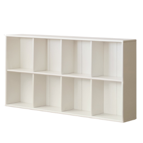 Rubber Solid Wood Cream Style Children's Bookcase Free Combination