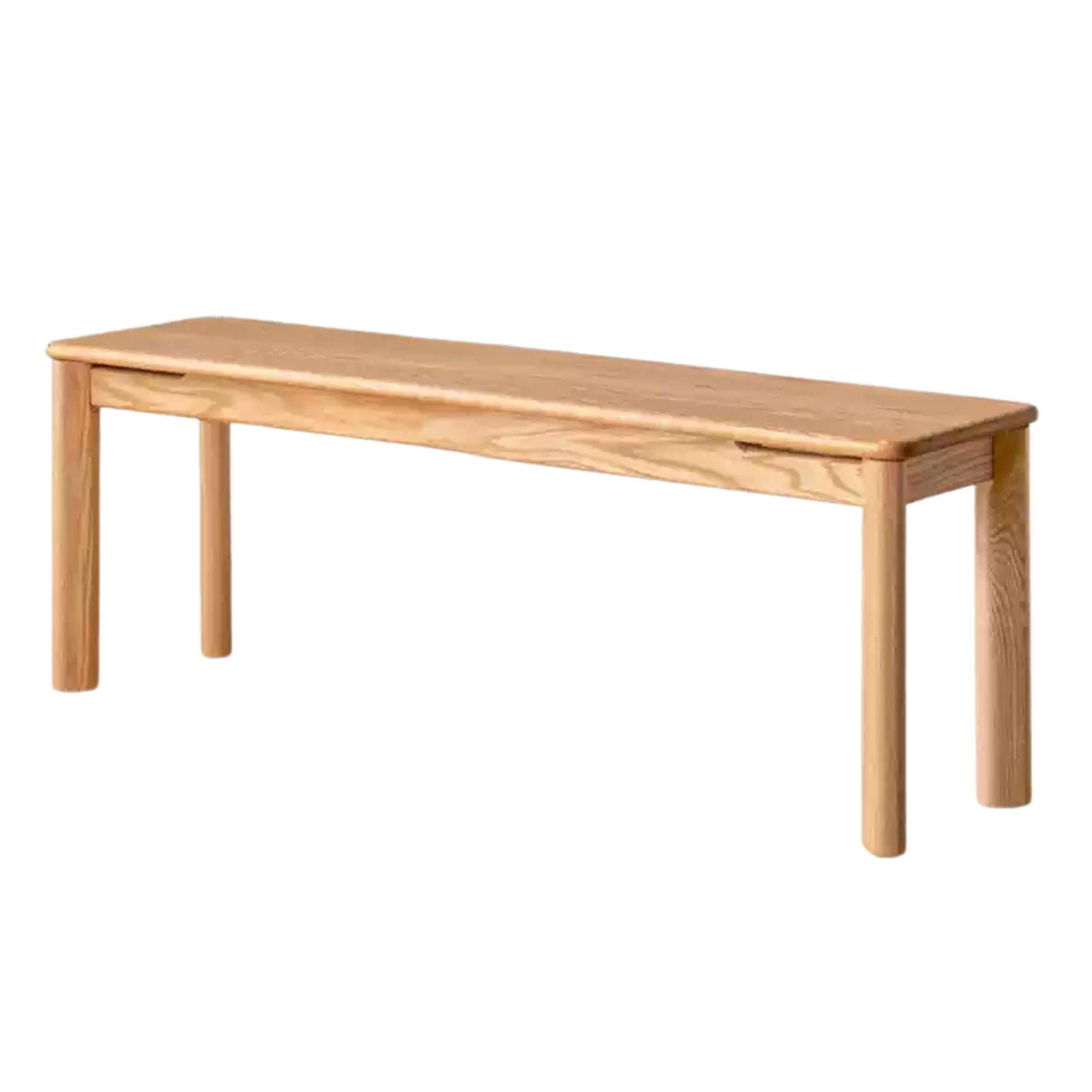 Oak Solid Wood Modern Long Bench