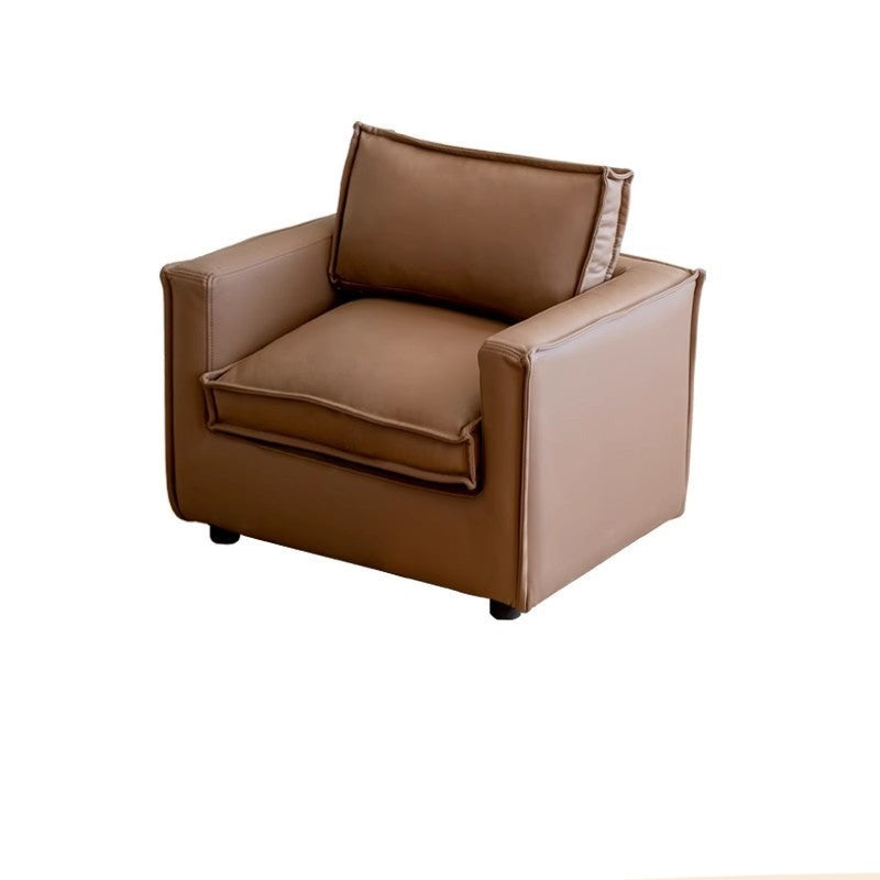 Small  leather fabric children's lazy sofa "