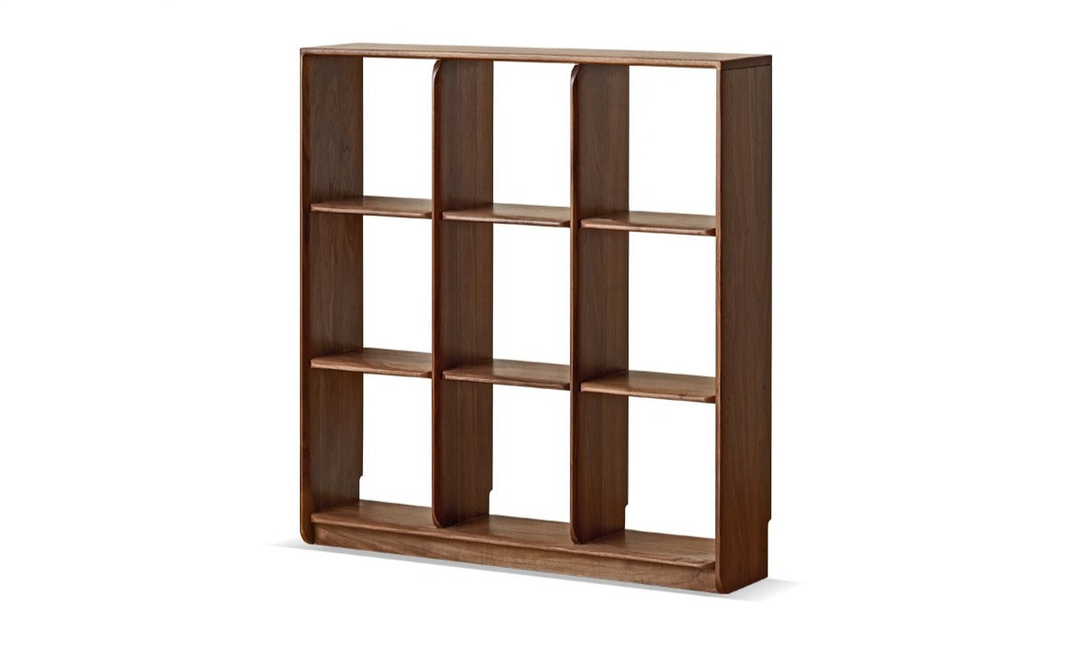 Walnut wood deals bookshelf