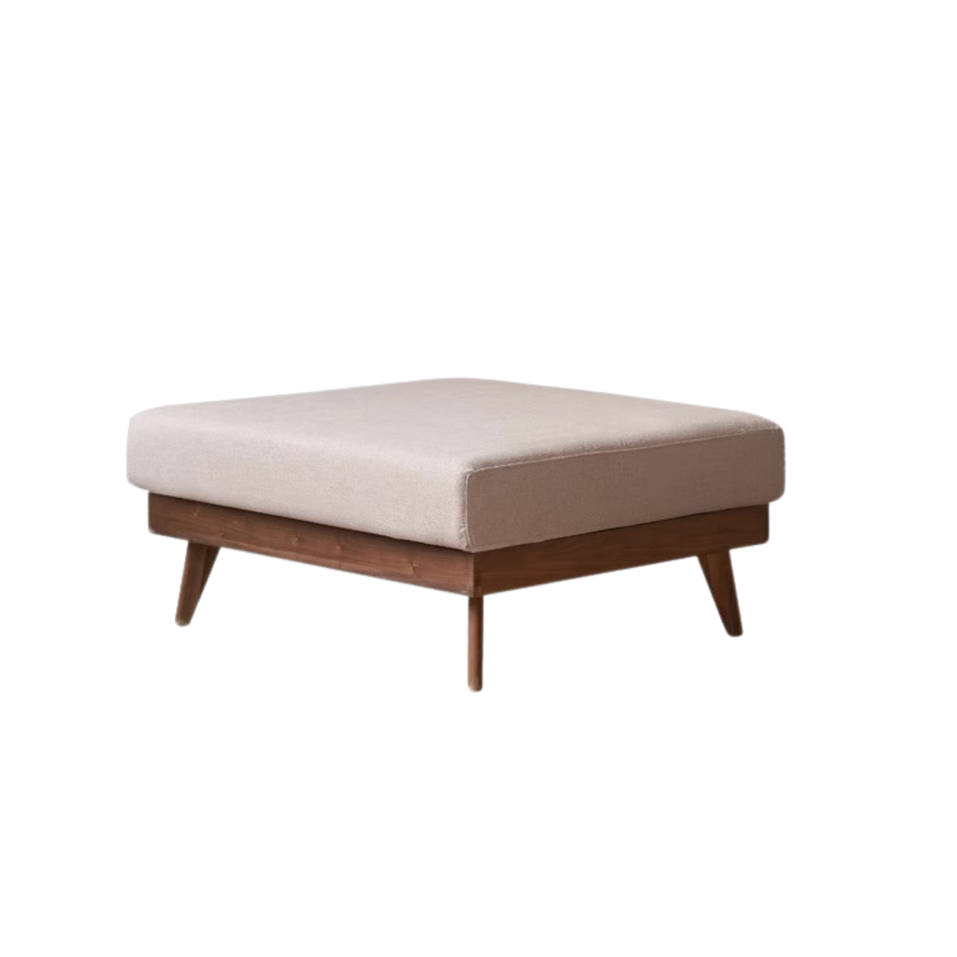 Oak, Ash, Poplar, Black Walnut Solid Wood Footstool Small Fabric Stool For Home