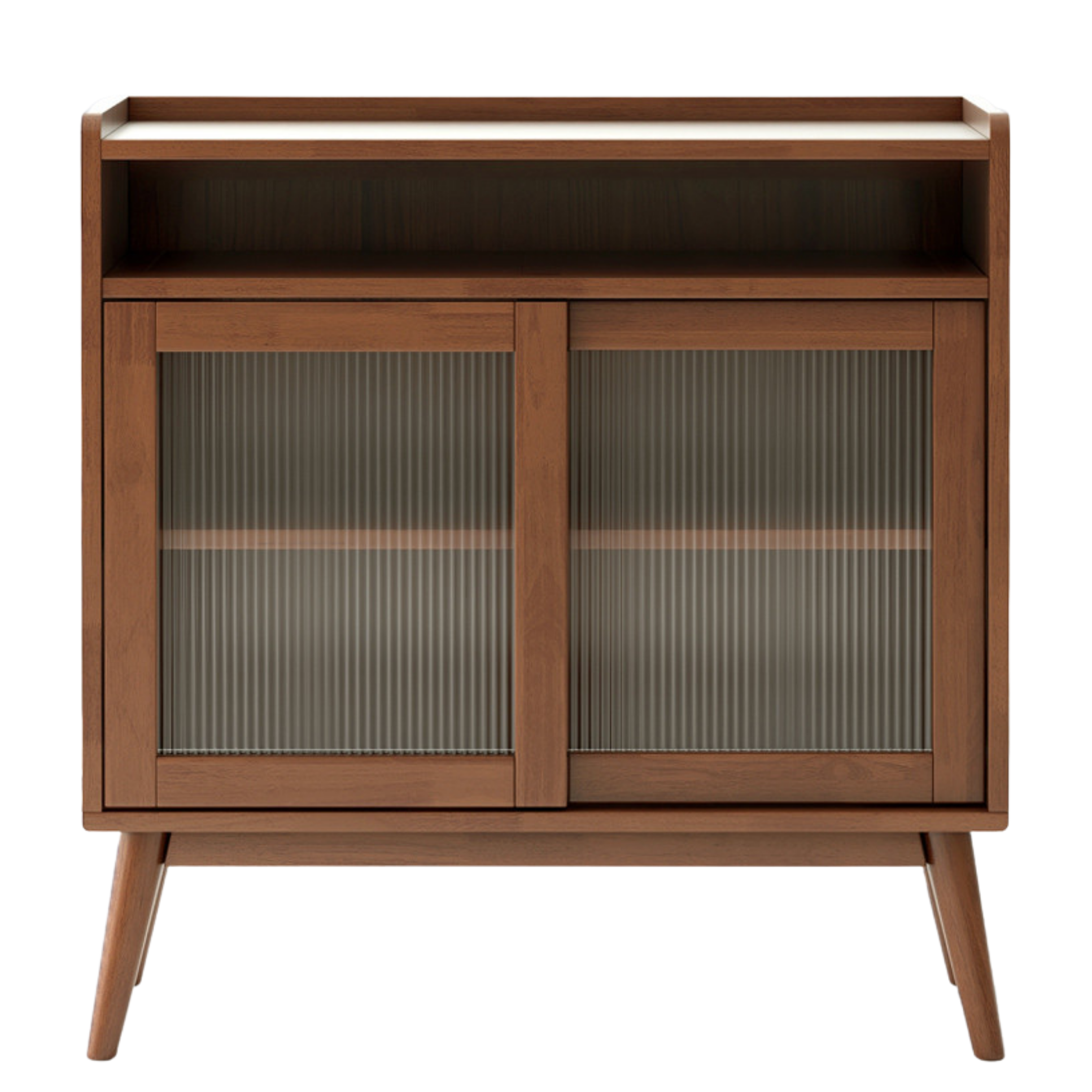 Oak Solid Wood, Solid RubberWood Modern Multifunctional Sideboard