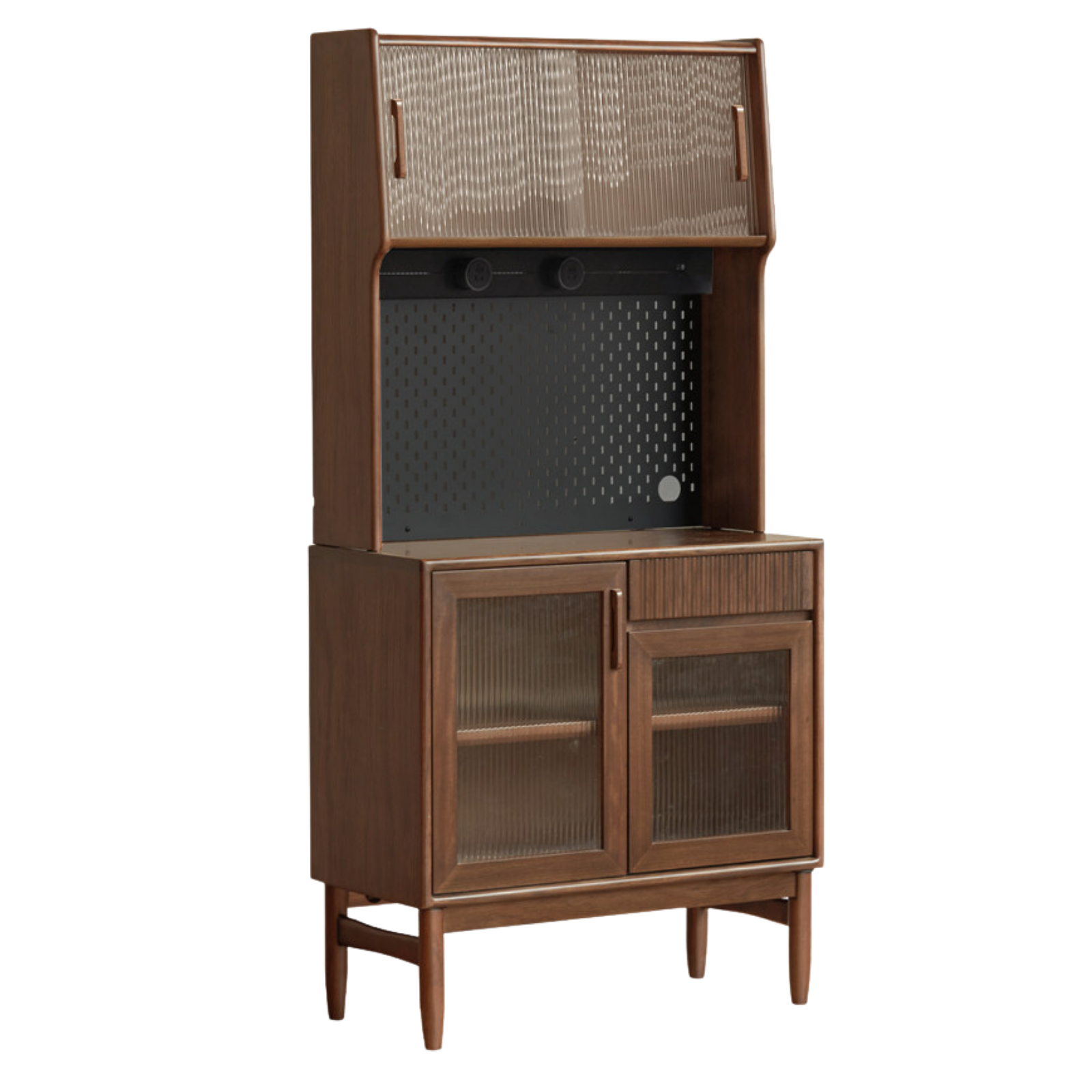 Oak, Black Walnut, South American Walnut, Solid Longan Hardwood, Red Zebrawood Solid Wood Light Luxury Sideboard