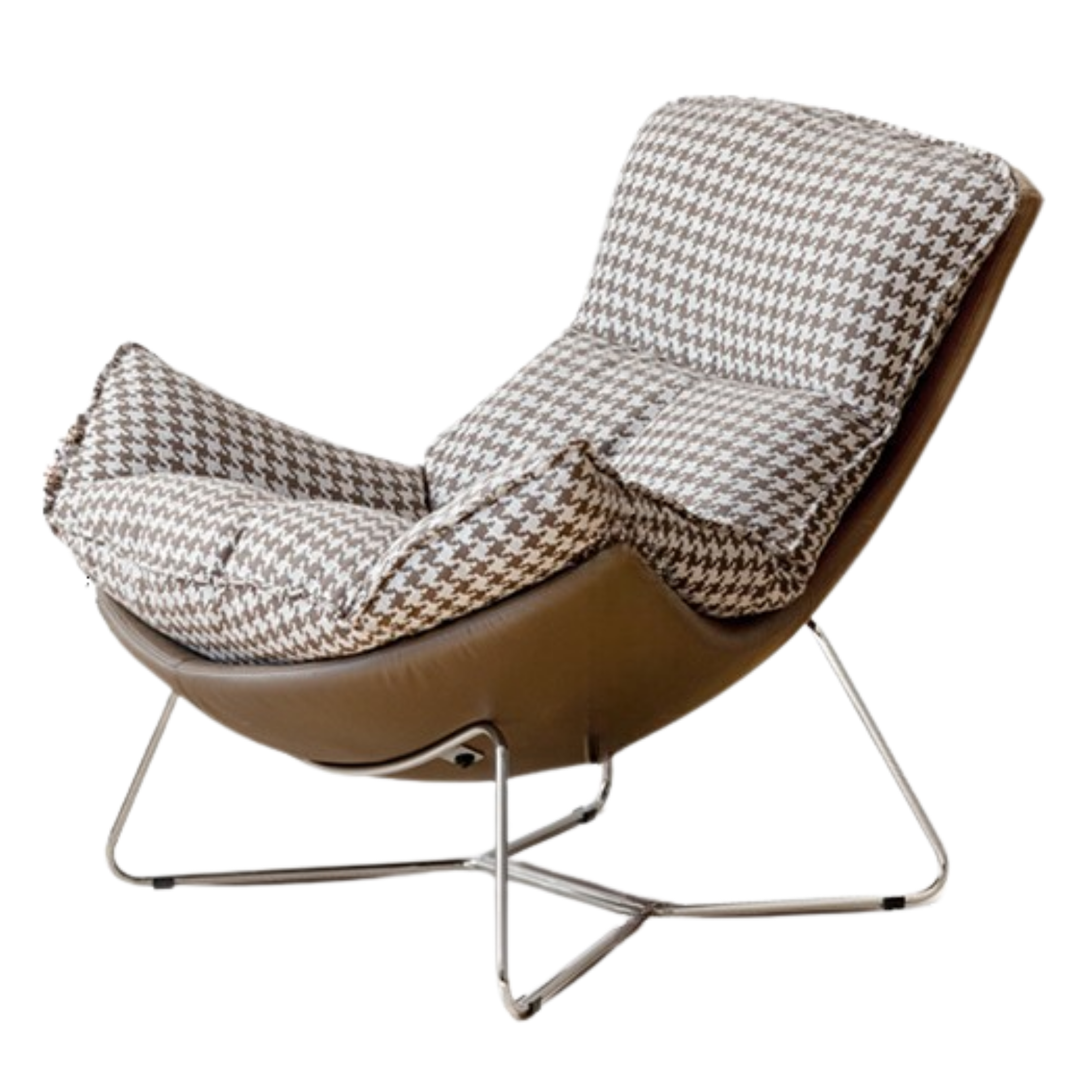Fabric Eggshell Modern Chair