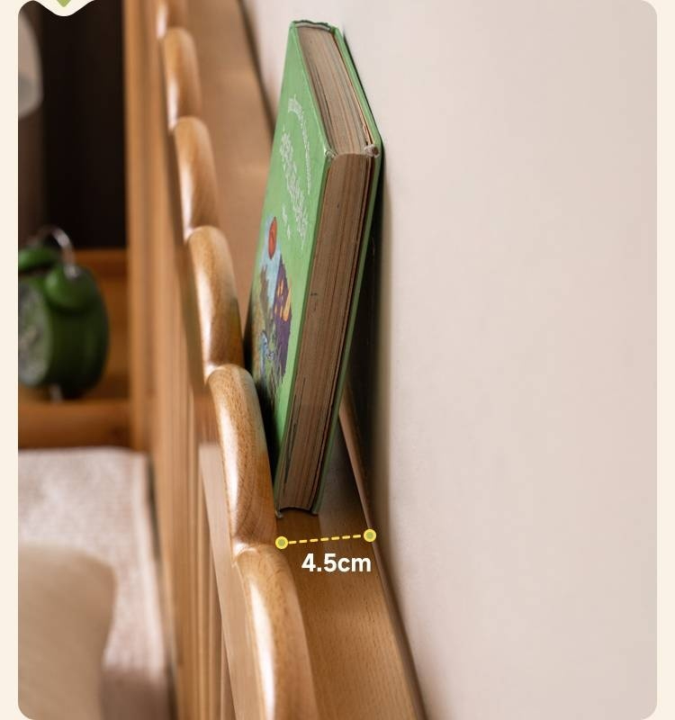 Oak solid wood children's bed<