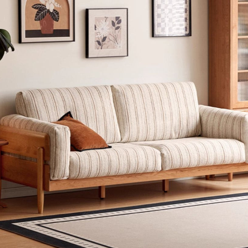 Cherry Solid Wood Sofa Living Room Antique