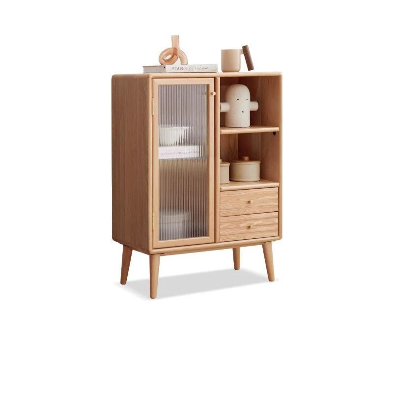 Oak Solid Wood Side Cabinet -