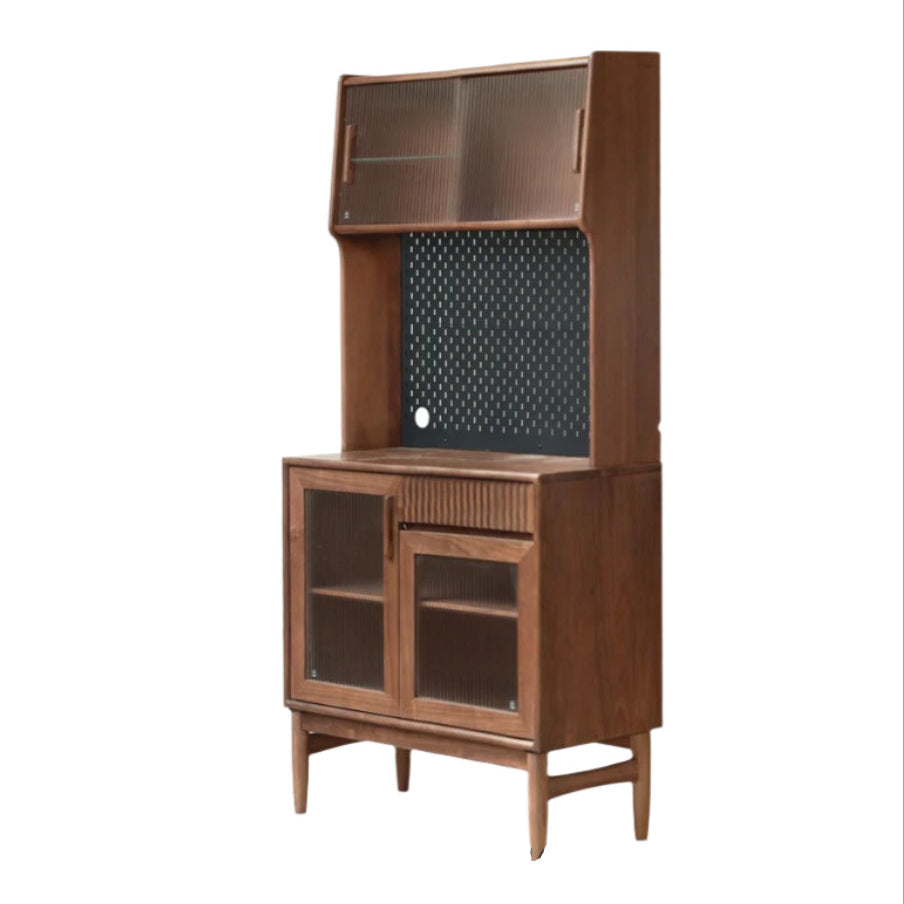 Oak, Black Walnut, South American Walnut, Solid Longan Hardwood, Red Zebrawood Solid Wood Light Luxury Sideboard