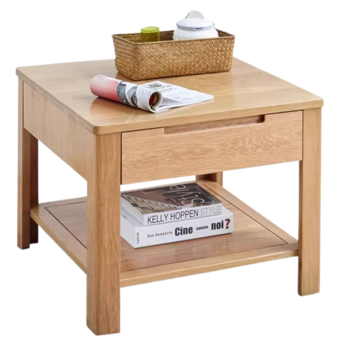 Oak Solid wood small coffee table, side table-