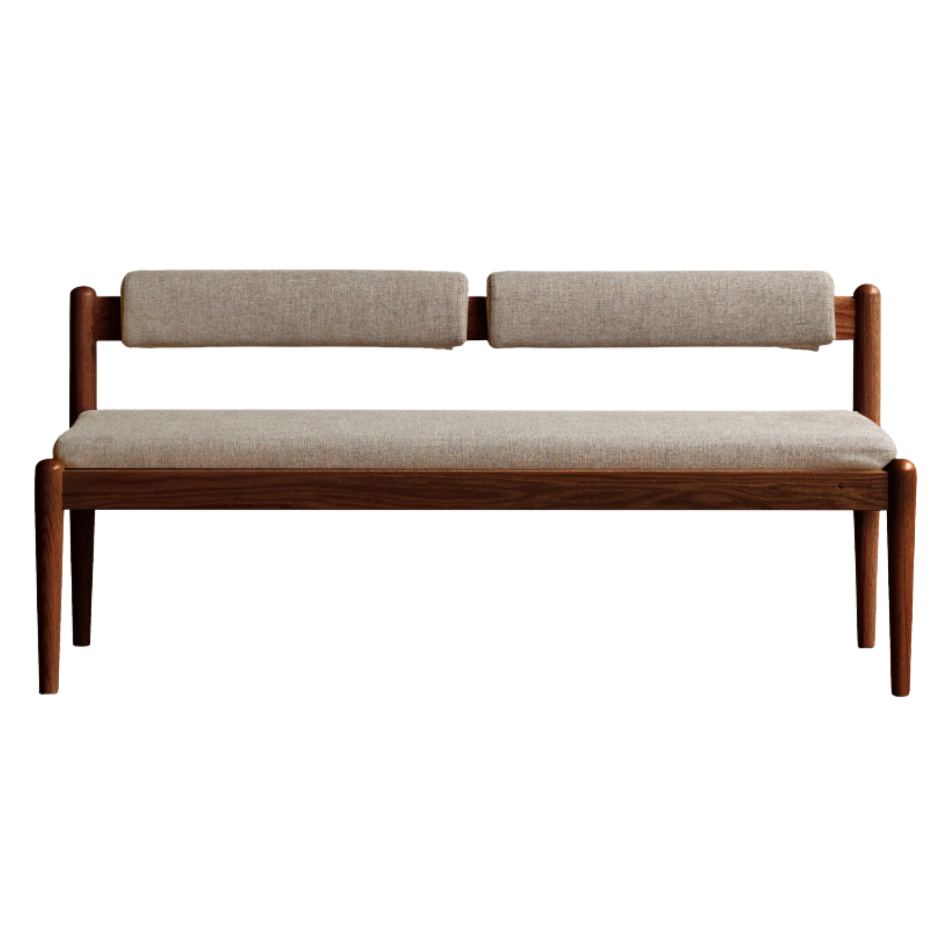 Black Walnut, Oak Solid Wood Soft Bench