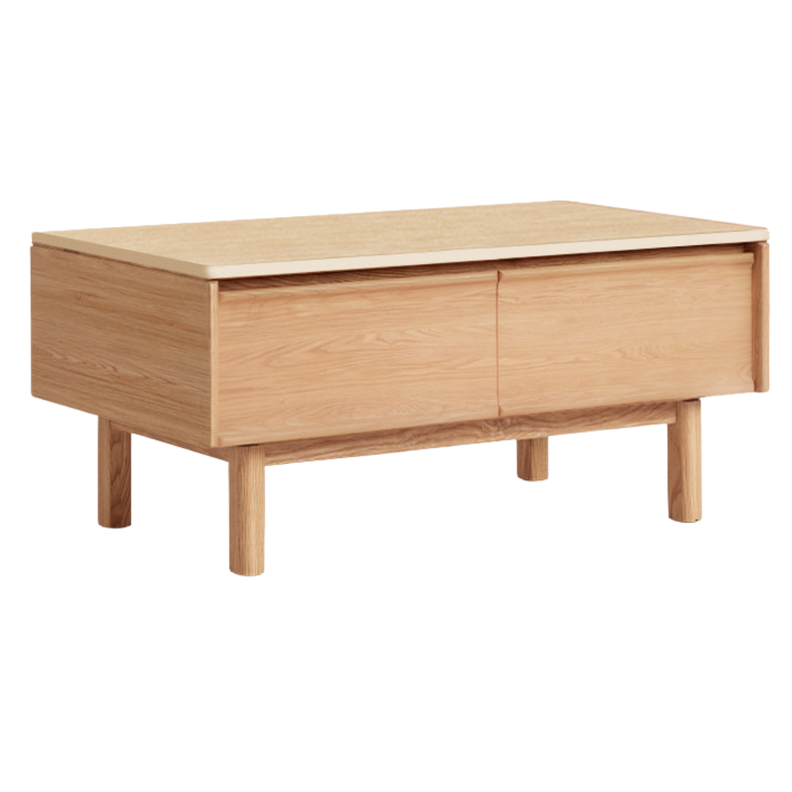 Ash, Oak Solid Wood Solid Wood Coffee Table