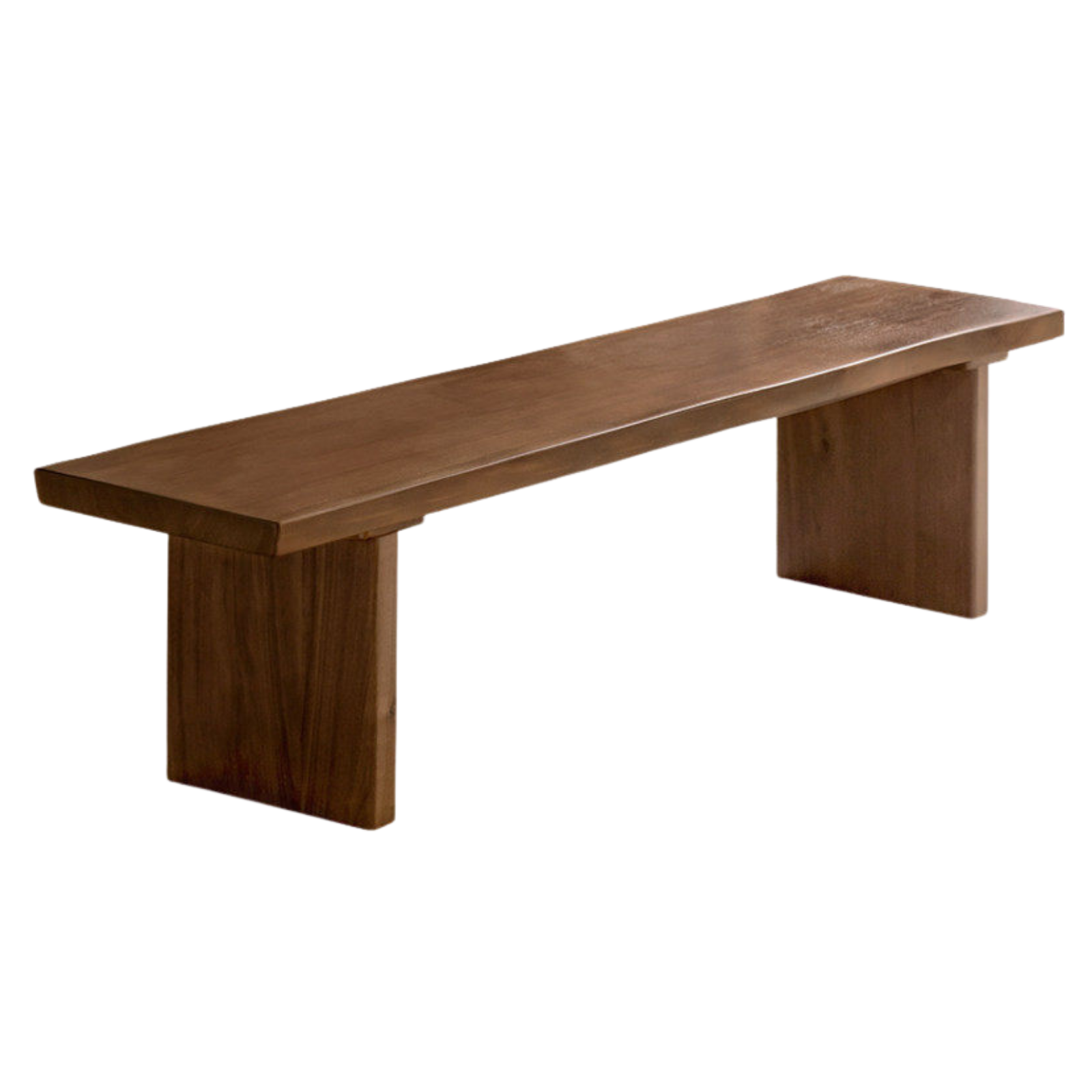 Black Walnut, Ash, South American Walnut Solid Wood Wabi Sabi Bench