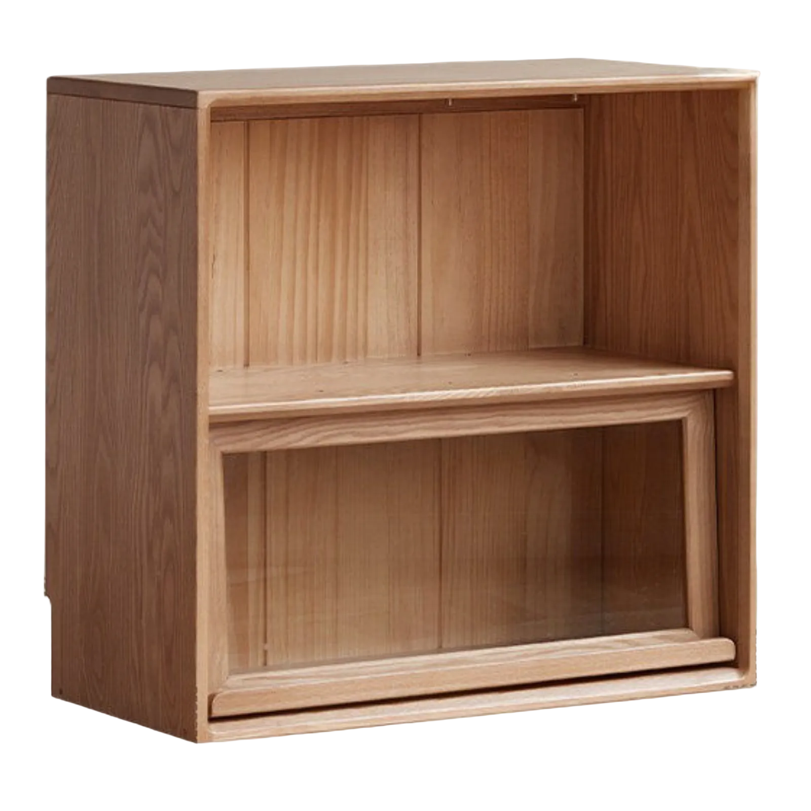 Ash, White Ash, Oak Solid Wood Combination Module Bookcase))