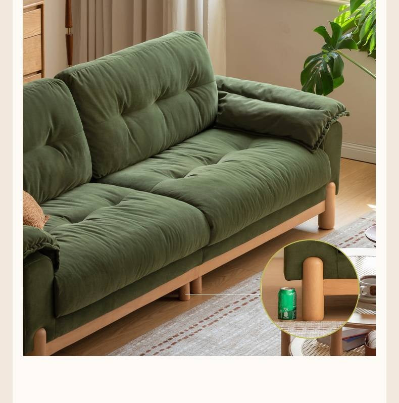 Beech Solid Wood cat scratching cloth sofa