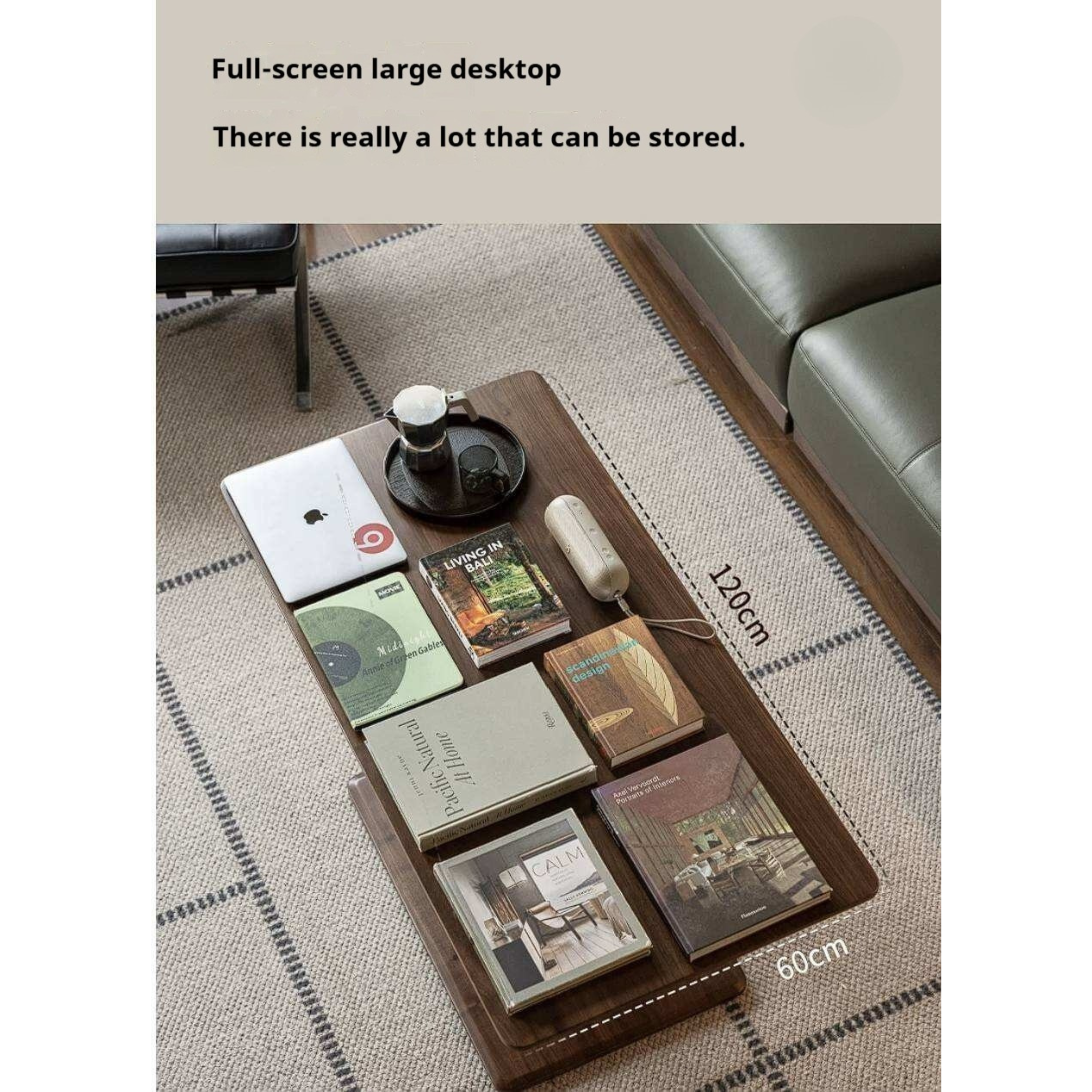 Black Walnut, Oak, Ash, Cherry Wood, Golden Sandalwood Solid Wood Adjustable Height Coffee Table