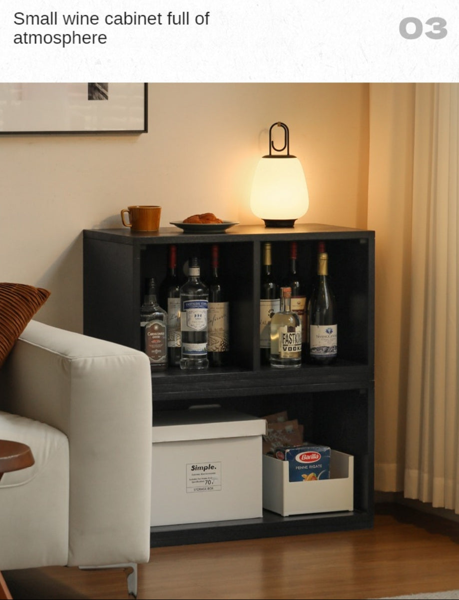 Oak Solid Wood Modern Module Combination Bookcase