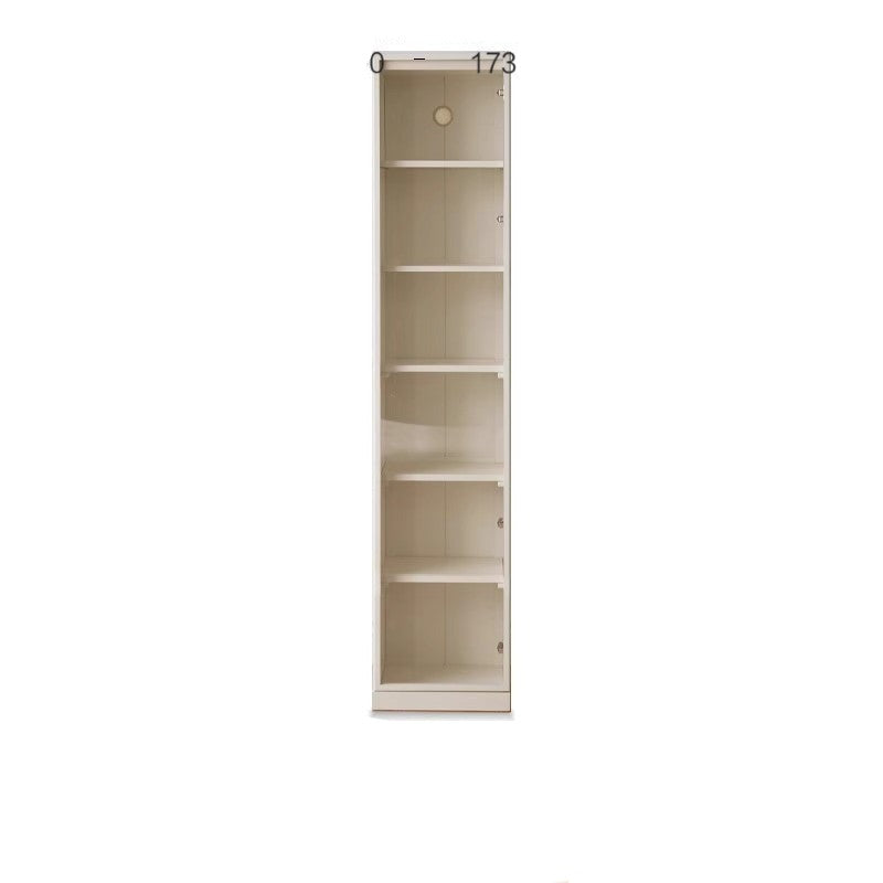 Poplar solid wood bookcase combination bookshelf wall-to-ceiling bookcase<