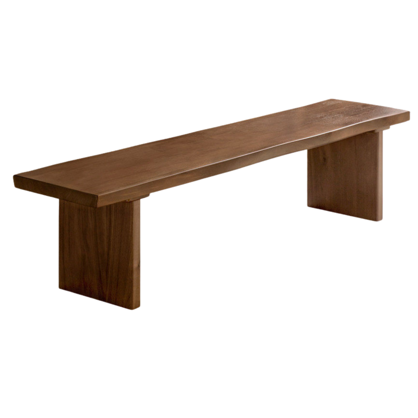Black Walnut, Ash, South American Walnut Solid Wood Wabi Sabi Bench
