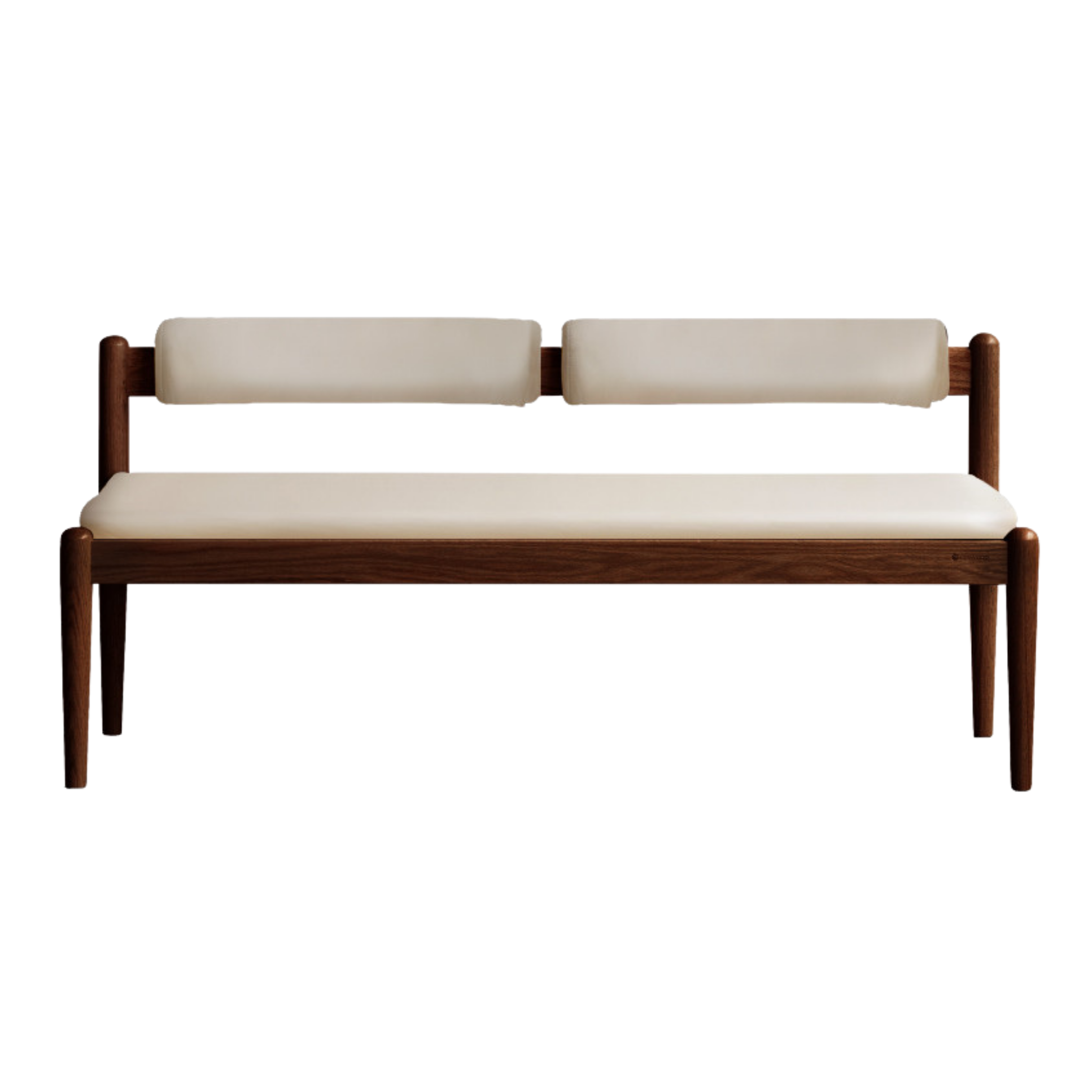 Black Walnut, Oak Solid Wood Soft Bench