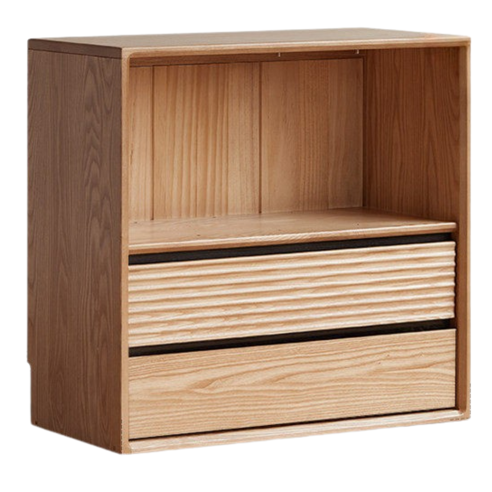 Ash, White Ash, Oak Solid Wood Combination Module Bookcase))