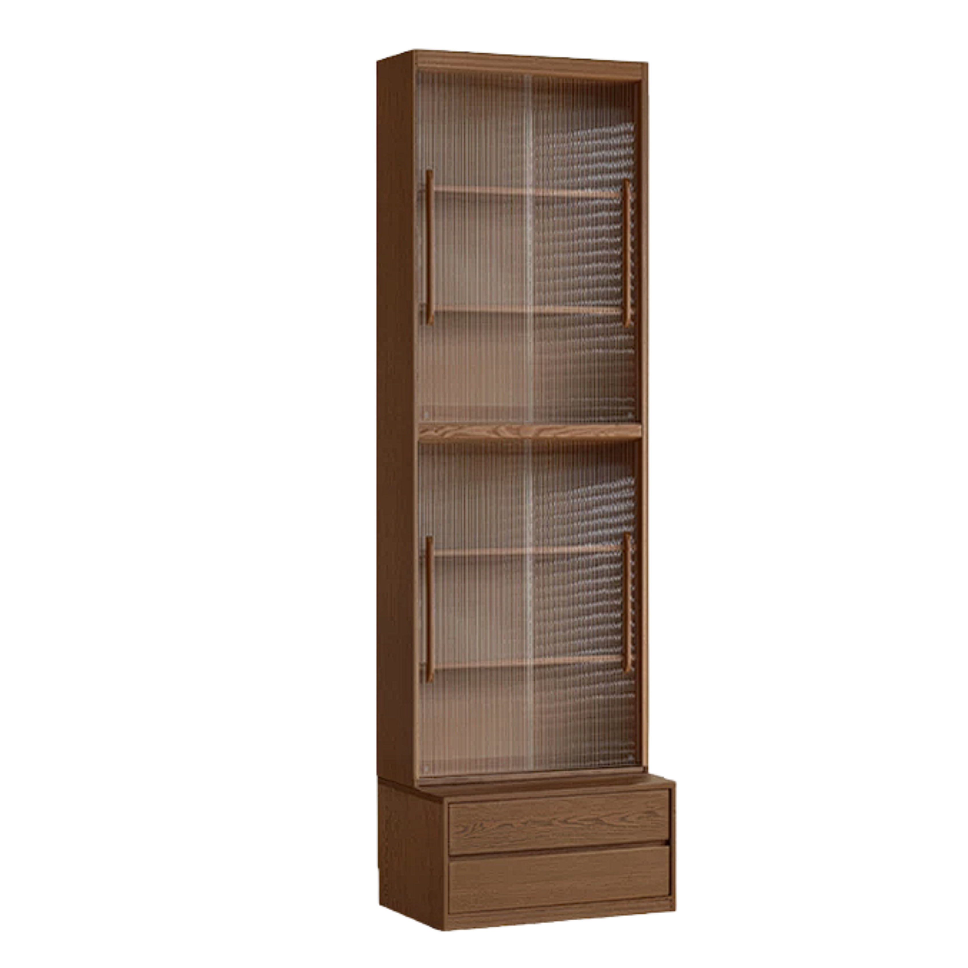 Sandalwood, Oak, Ash Solid Wood Combination Bookcase