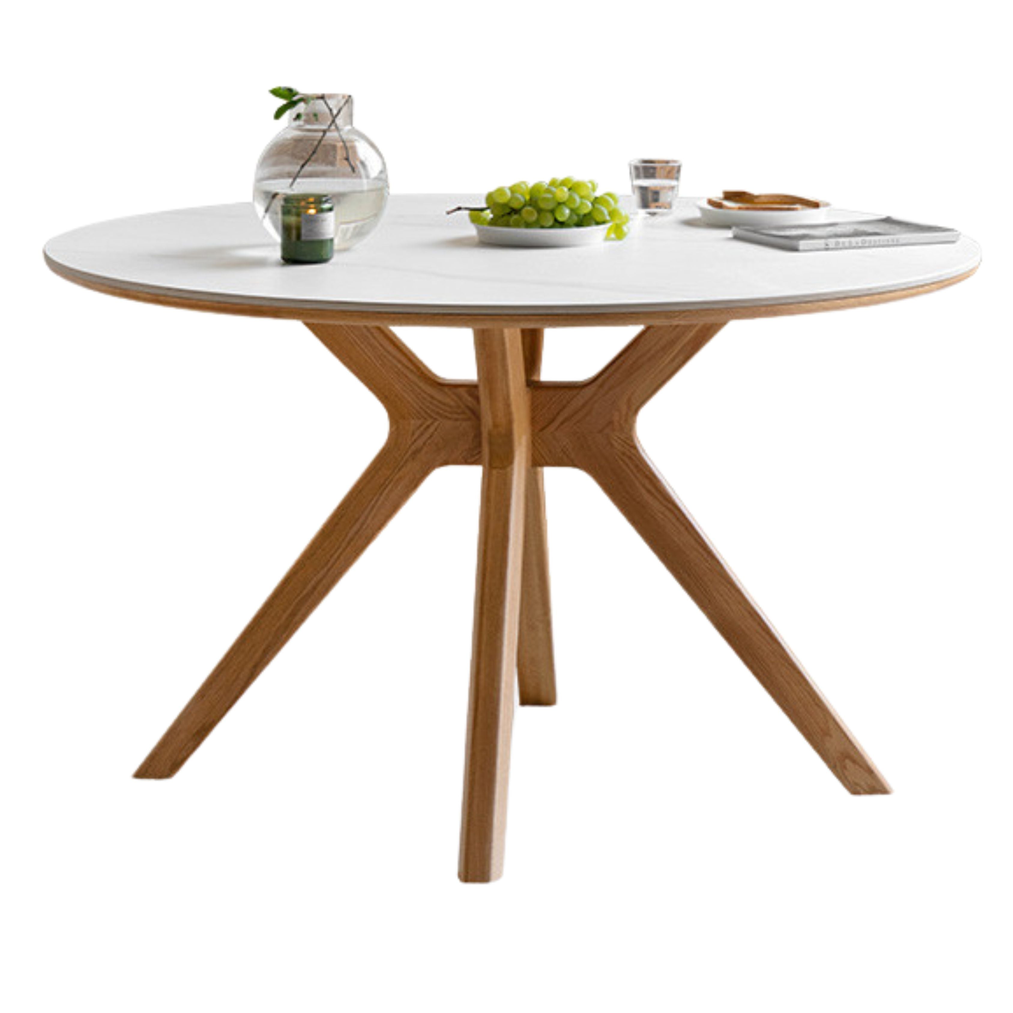 Oak Solid Wood Round dining Table