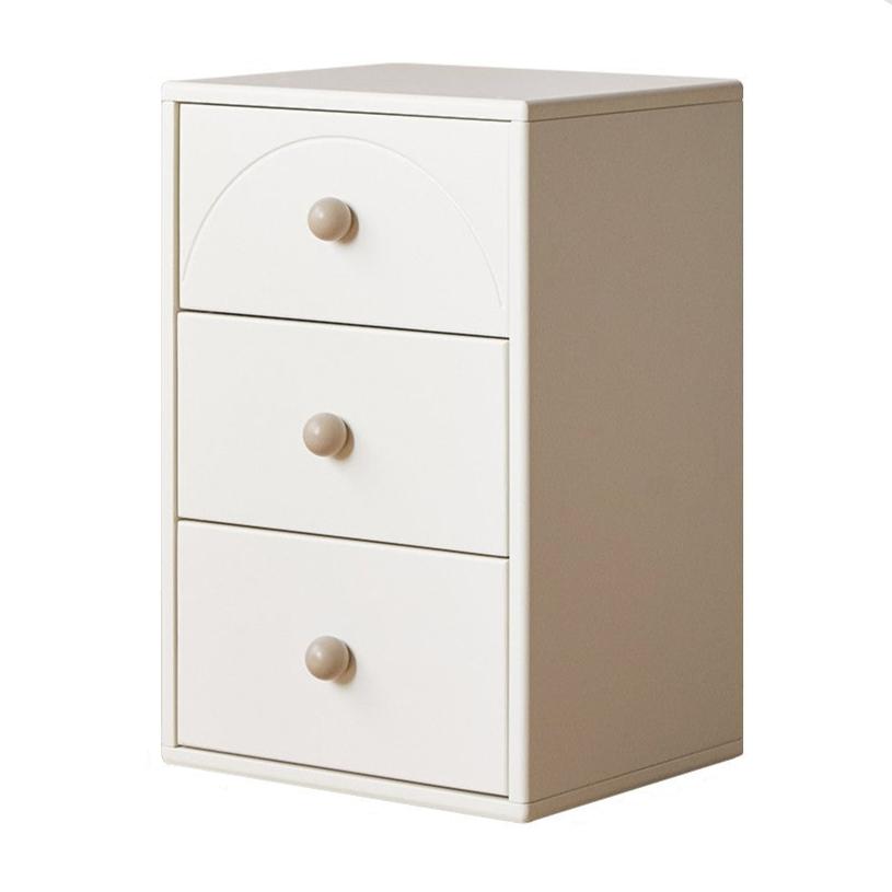 Pine solid wood cream style Kids Dresser, chests, storage cabinet