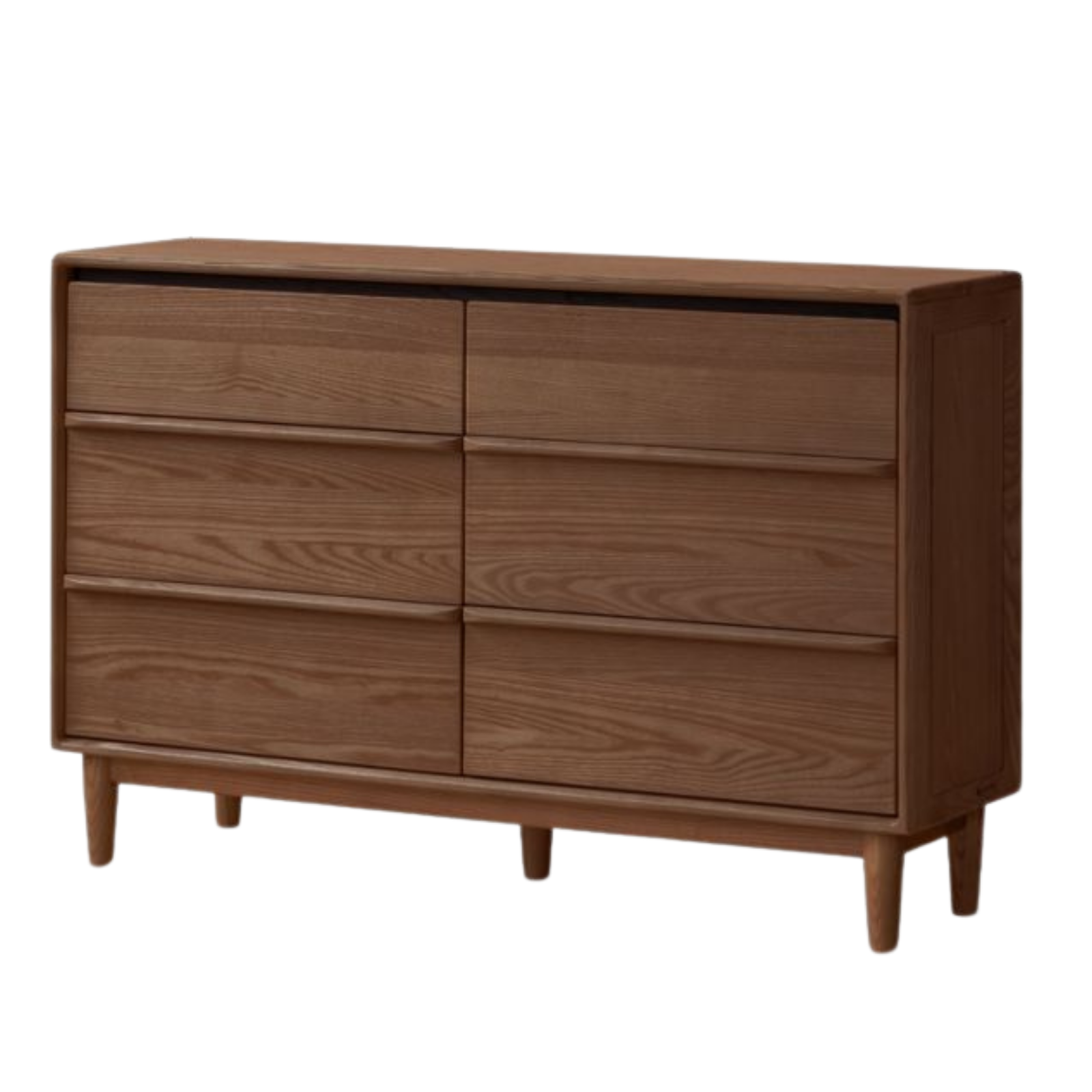 Ash Solid Wood Modern Drawer Cabinet
