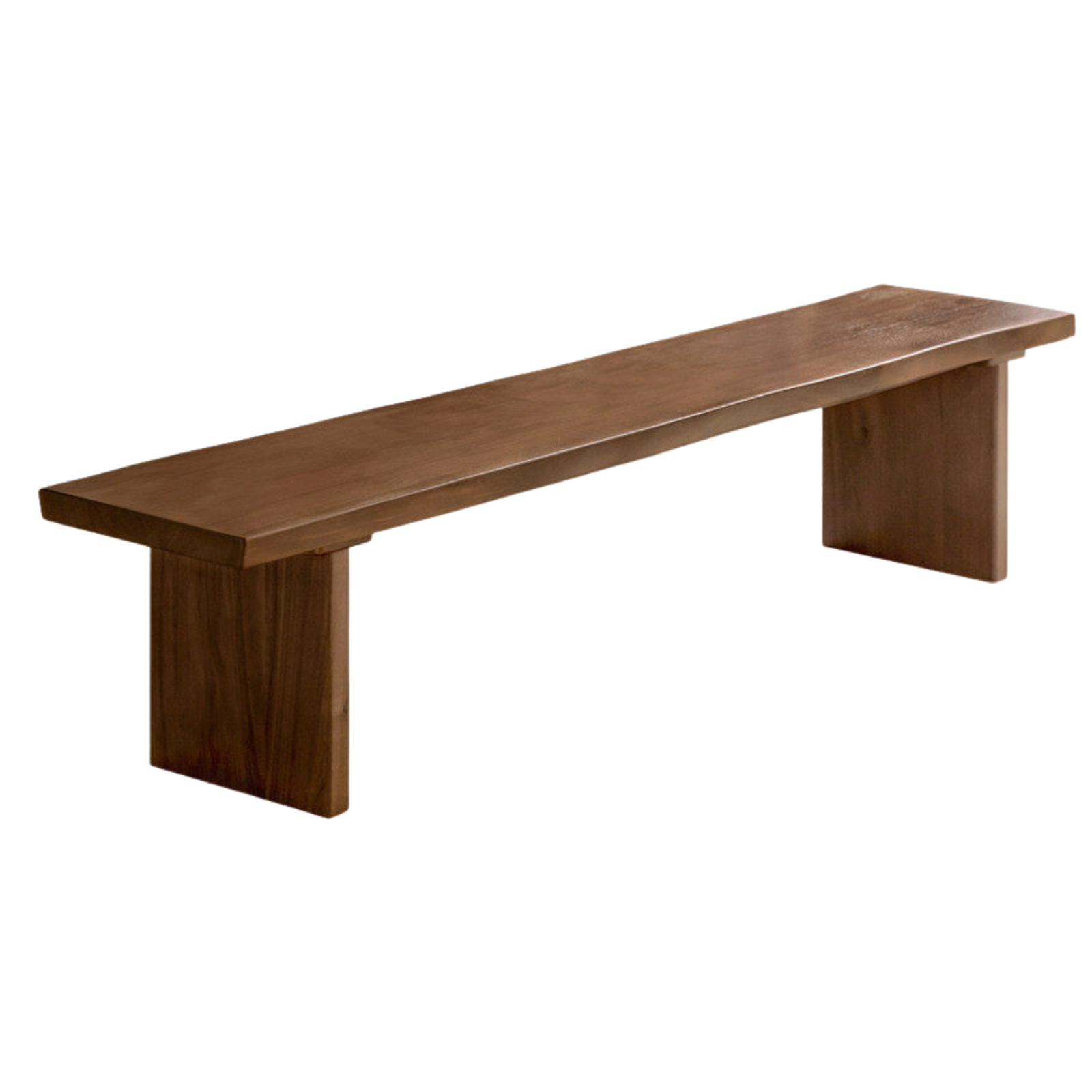 Black Walnut, Ash, South American Walnut Solid Wood Wabi Sabi Bench