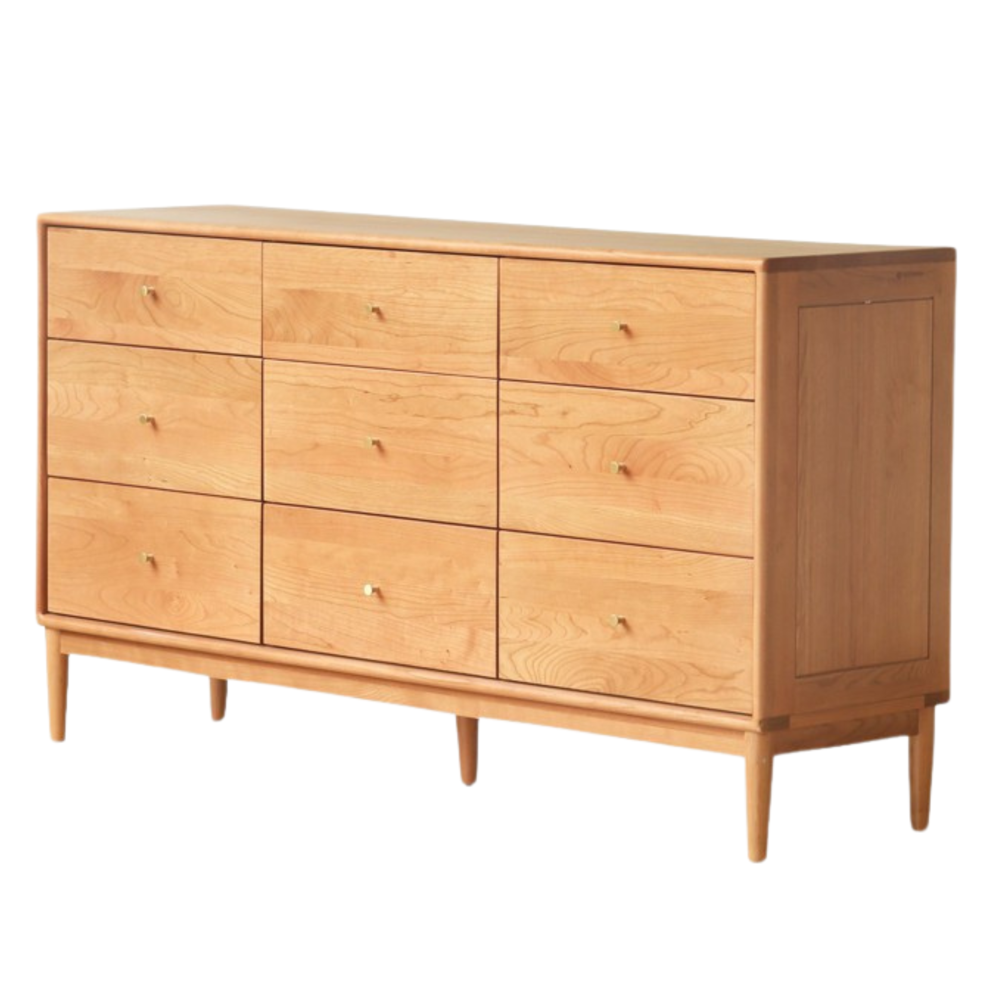 Cherry Wood Chest of Drawers: