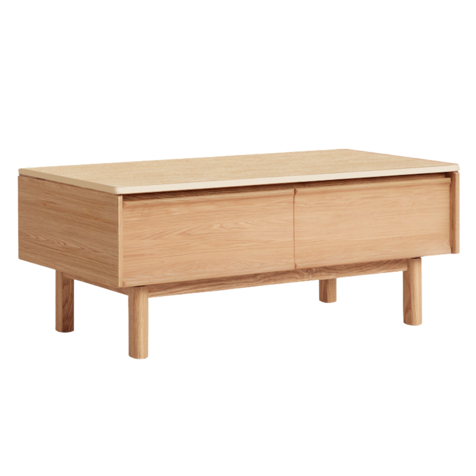 Ash, Oak Solid Wood Solid Wood Coffee Table