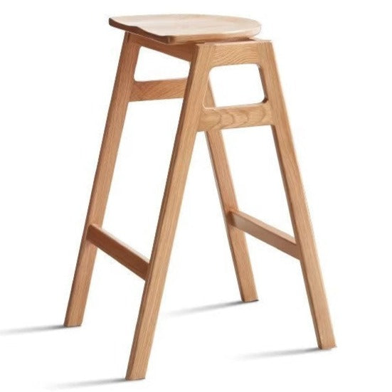 Oak Solid Wood High Feet Stool