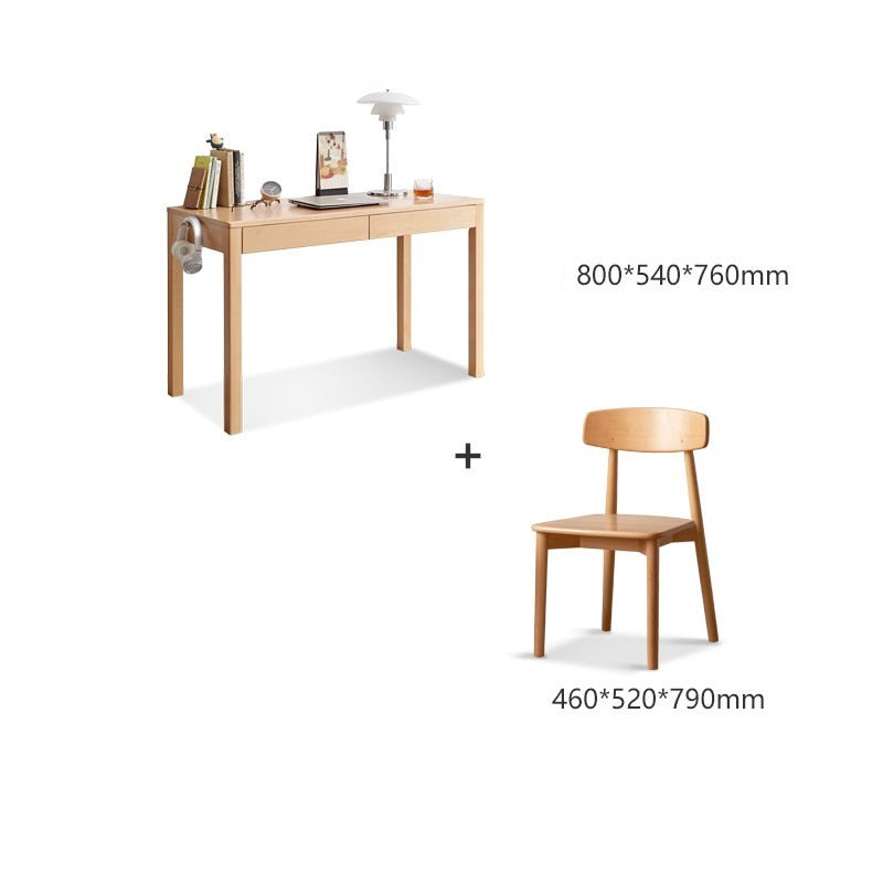 Beech solid wood multi-functional office desk combination -