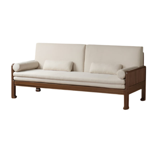 Black Walnut, Oak Solid Wood Foldable Sofa Bed