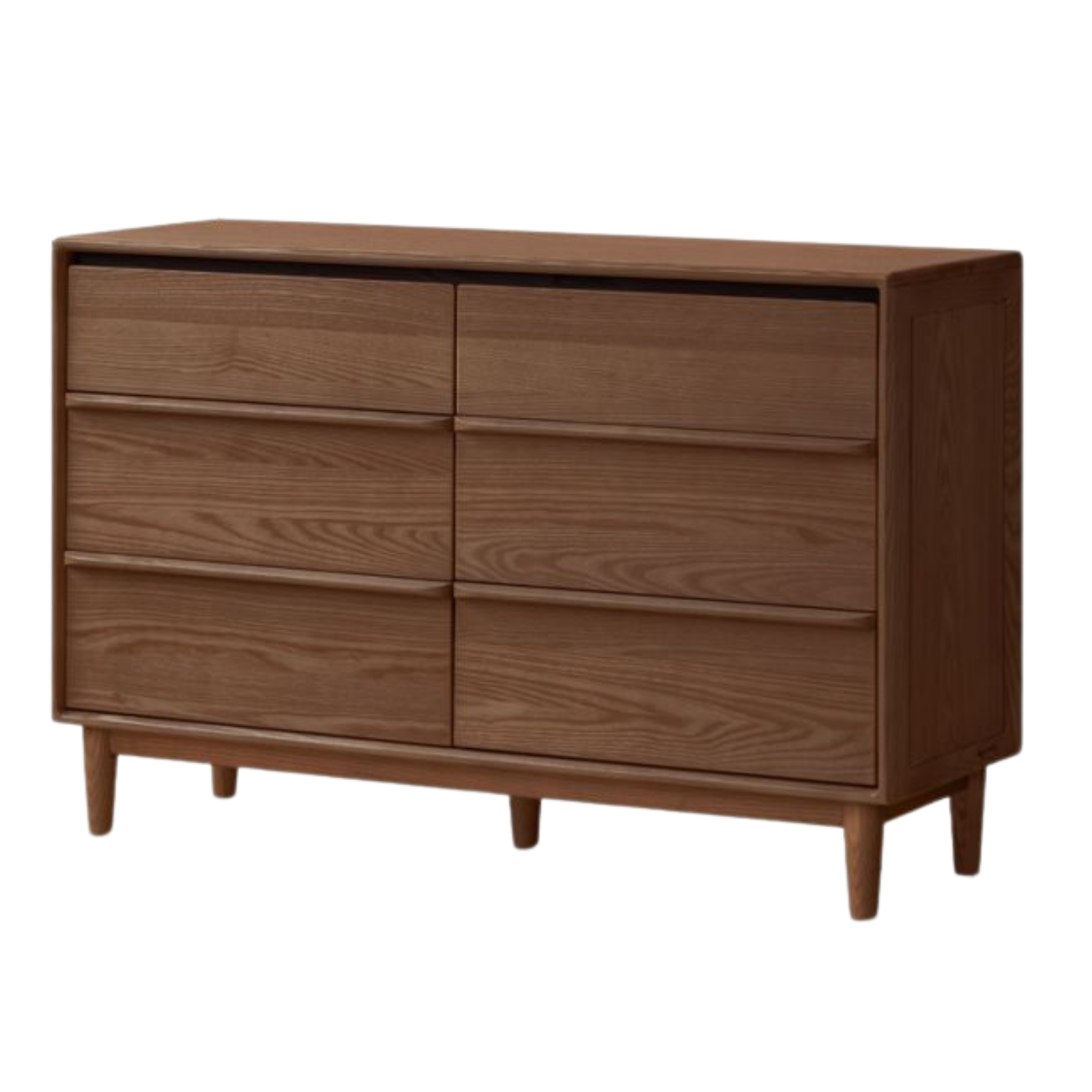 Ash Solid Wood Modern Drawer Cabinet