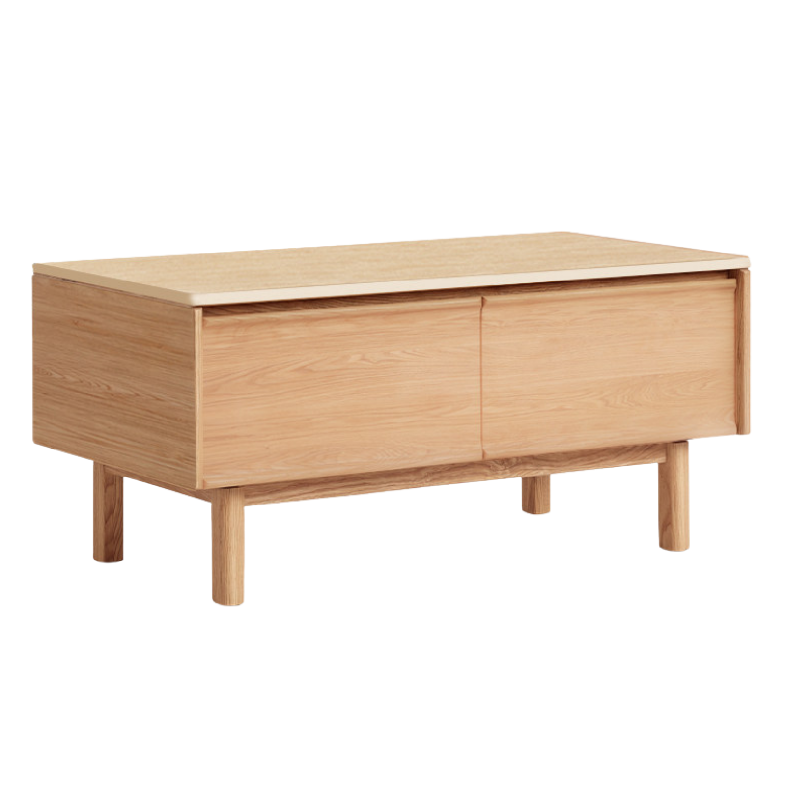 Ash, Oak Solid Wood Solid Wood Coffee Table