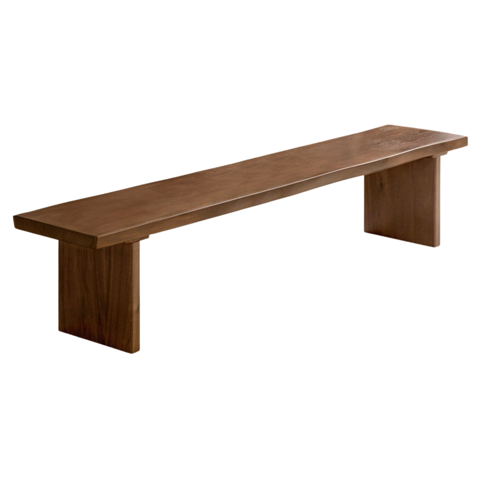 Black Walnut, Ash, South American Walnut Solid Wood Wabi Sabi Bench