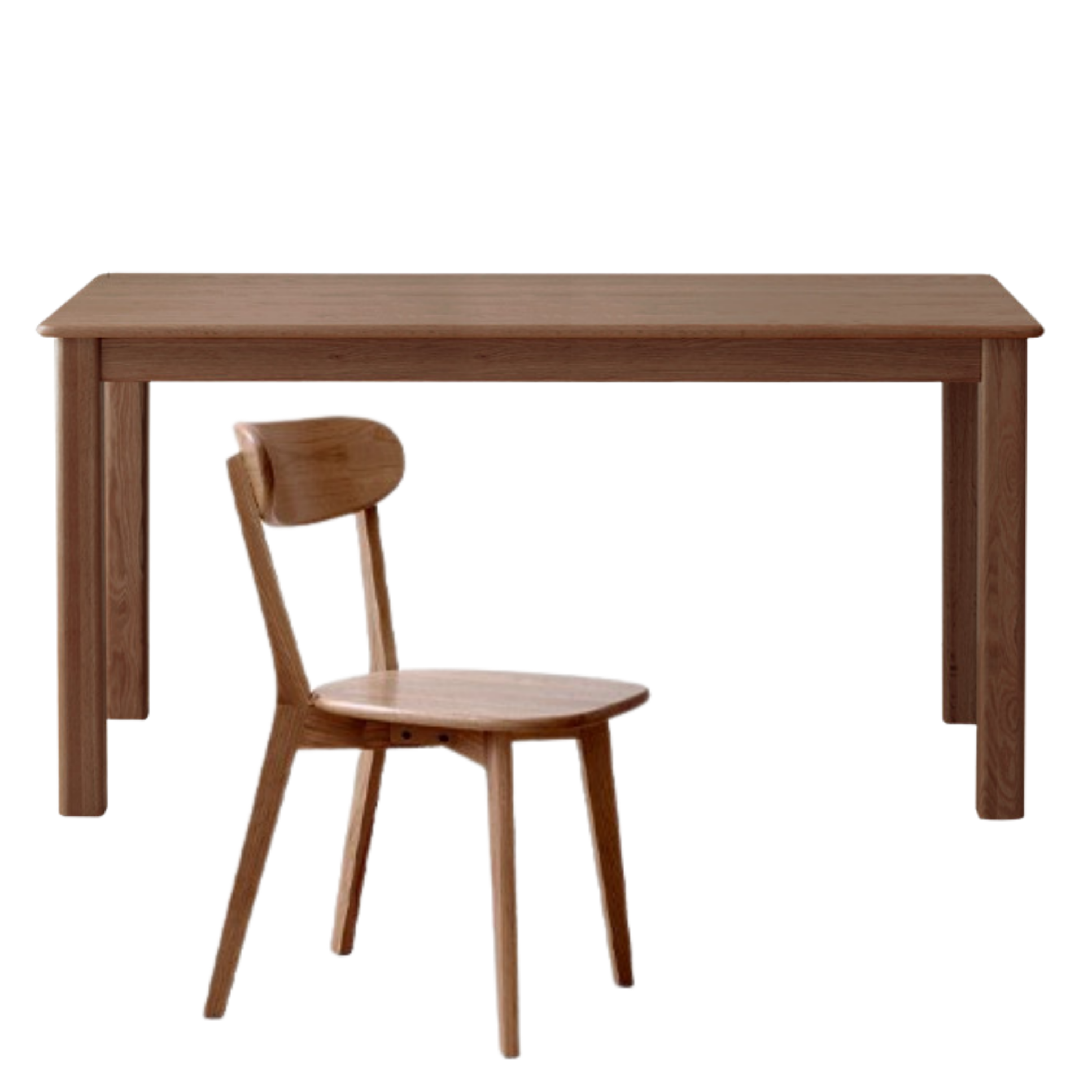 Ash, Oak Solid Wood Modern Dining  Table