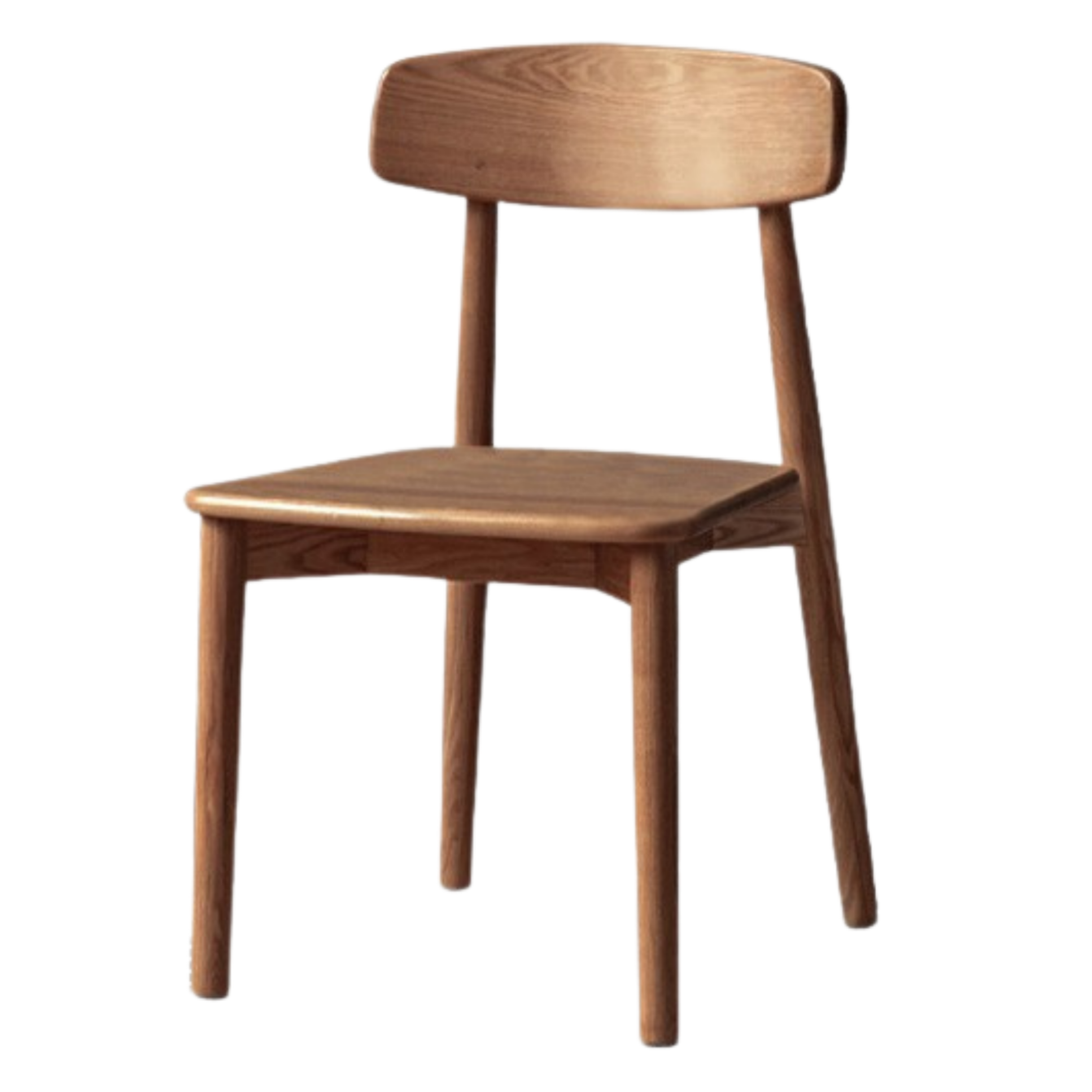 4 pcs set - Black Walnut, Ash, Oak, Cherry Solid Wood, Solid RubberWood Dining Chair