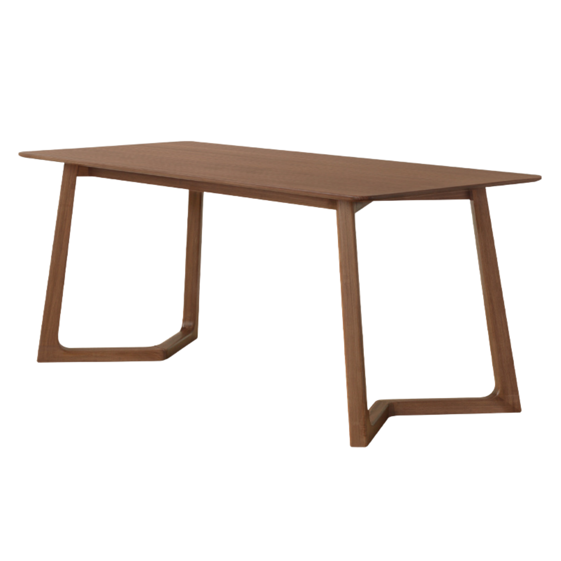Black Walnut, Oak Solid Wood Rectangular Dining Table