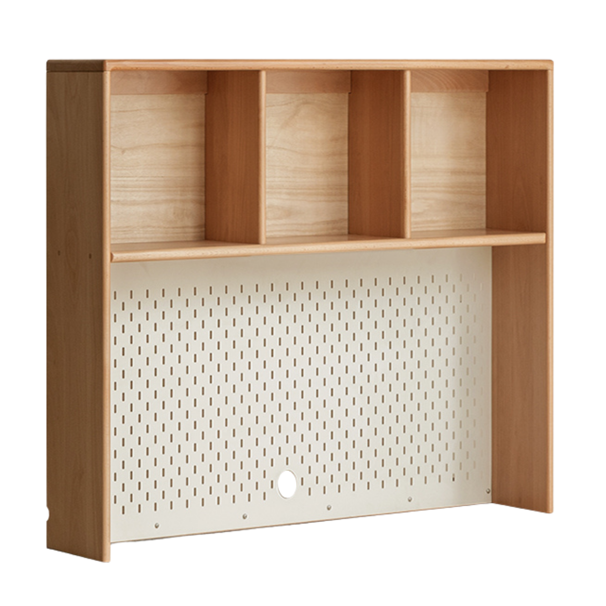 Beech, Oak, Poplar Solid Wood Study Desk with Shelf