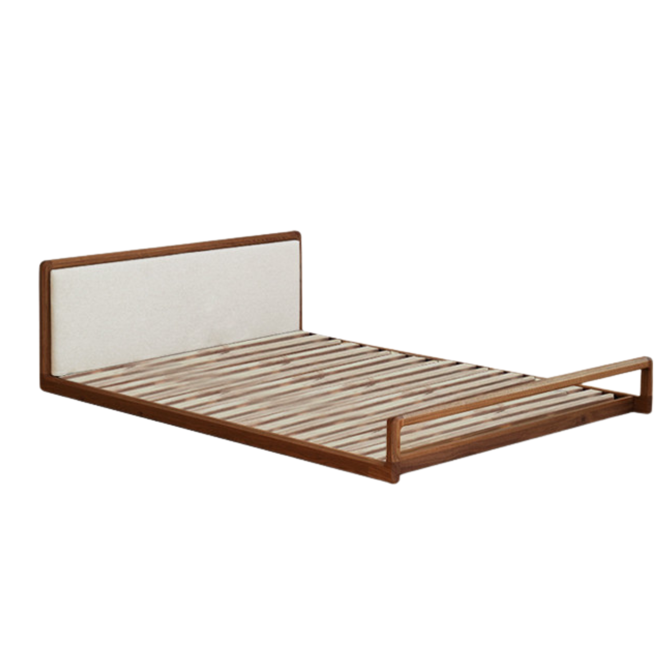 Ash solid wood modern simple Nordic style Platform Bed<