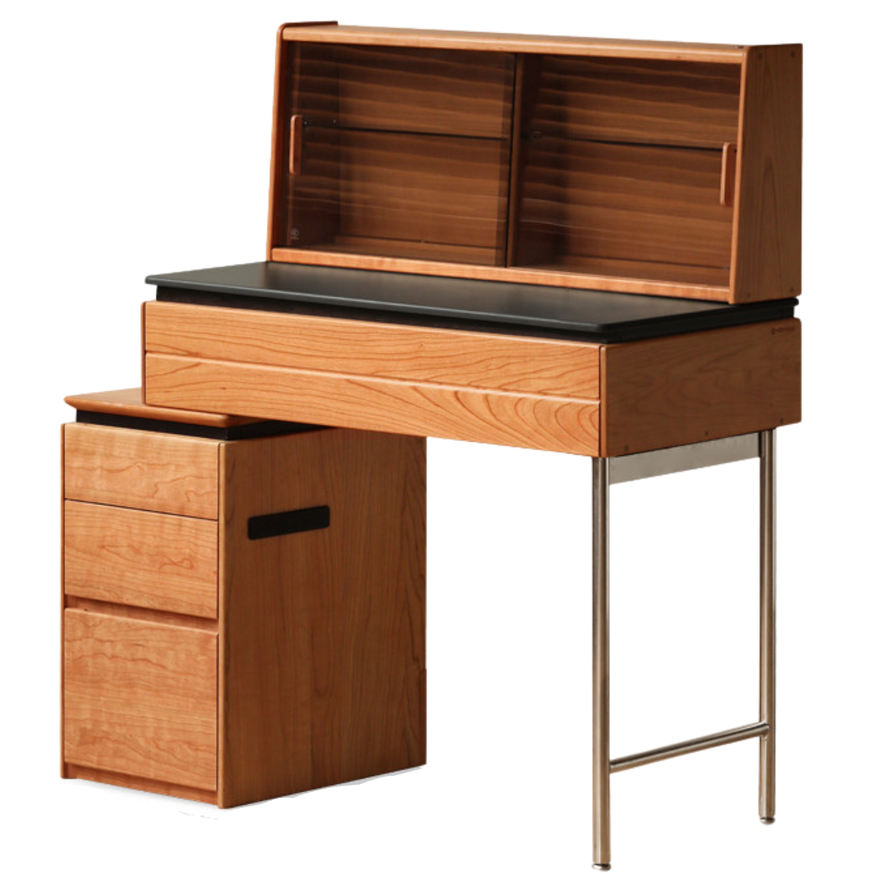 Cherry Wood Retractable Dressing Table :