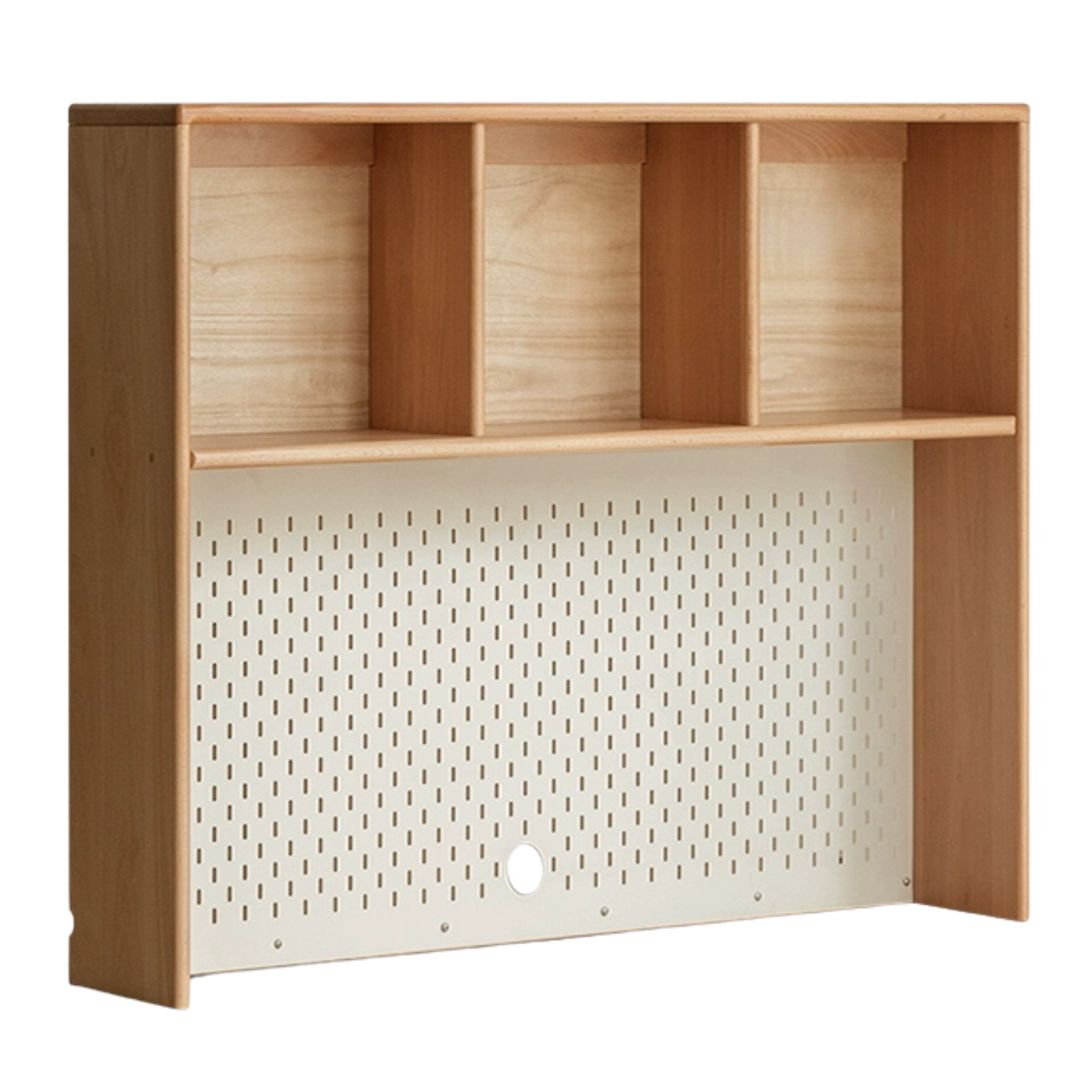 Beech, Oak, Poplar Solid Wood Study Desk with Shelf