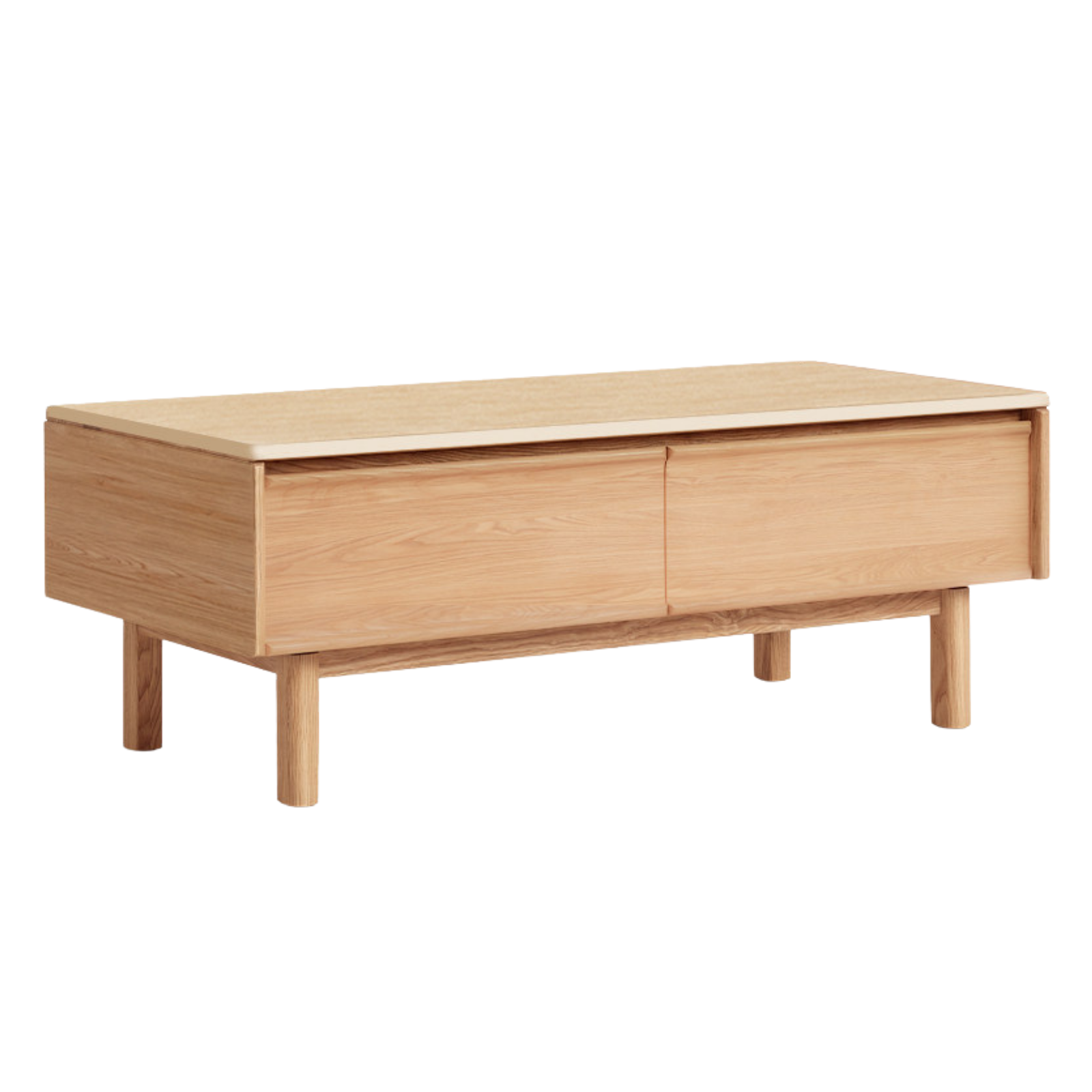 Ash, Oak Solid Wood Solid Wood Coffee Table