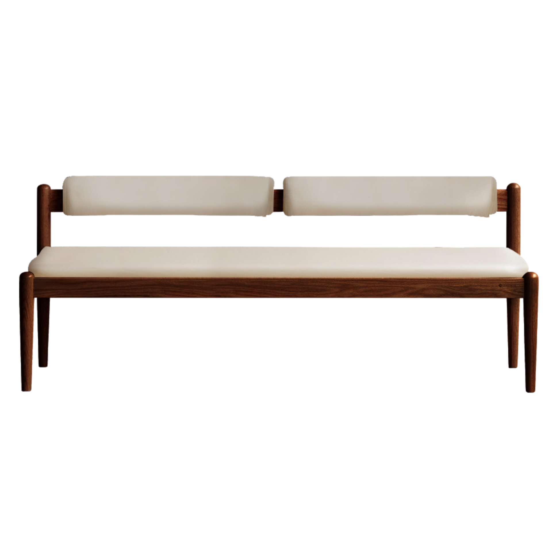 Black Walnut, Oak Solid Wood Soft Bench