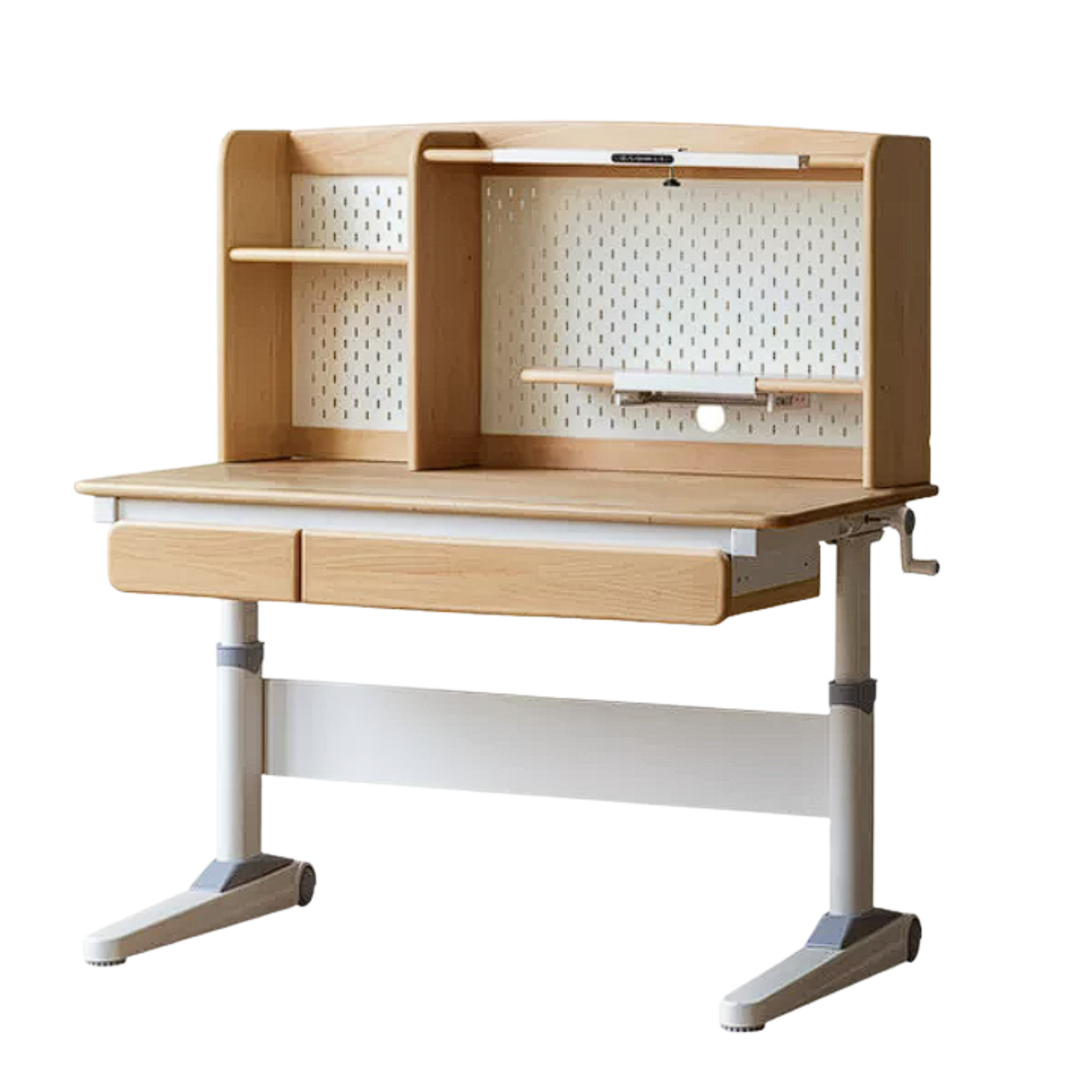 Beech Solid Wood Study Kids Lift Table